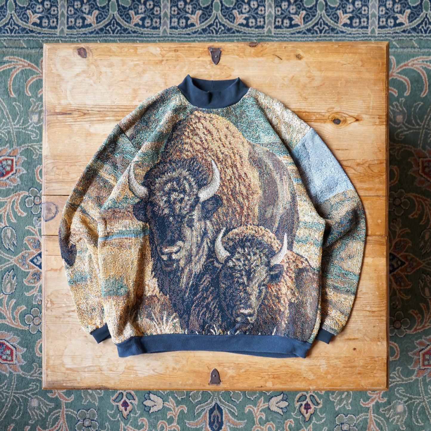 Vintage Sugar Street Weavers Bison Sweater