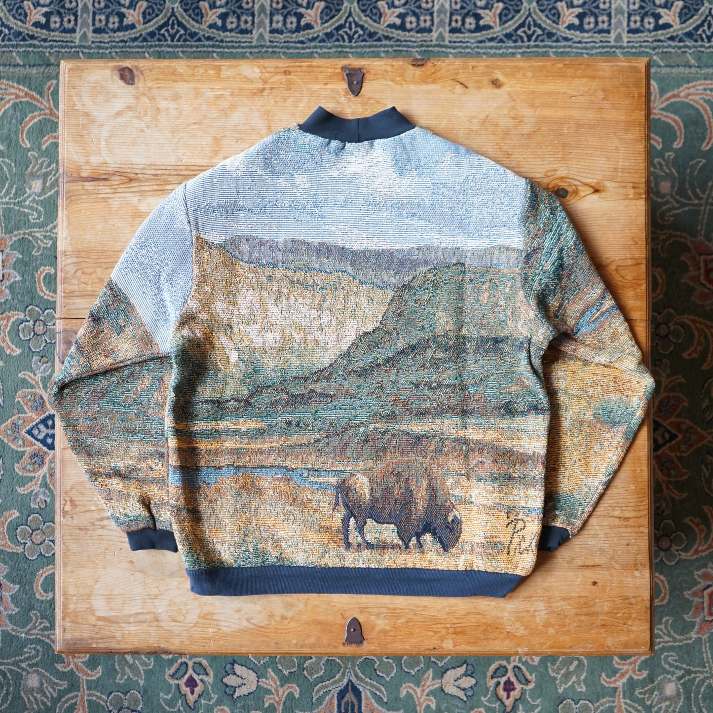 Vintage Sugar Street Weavers Bison Sweater