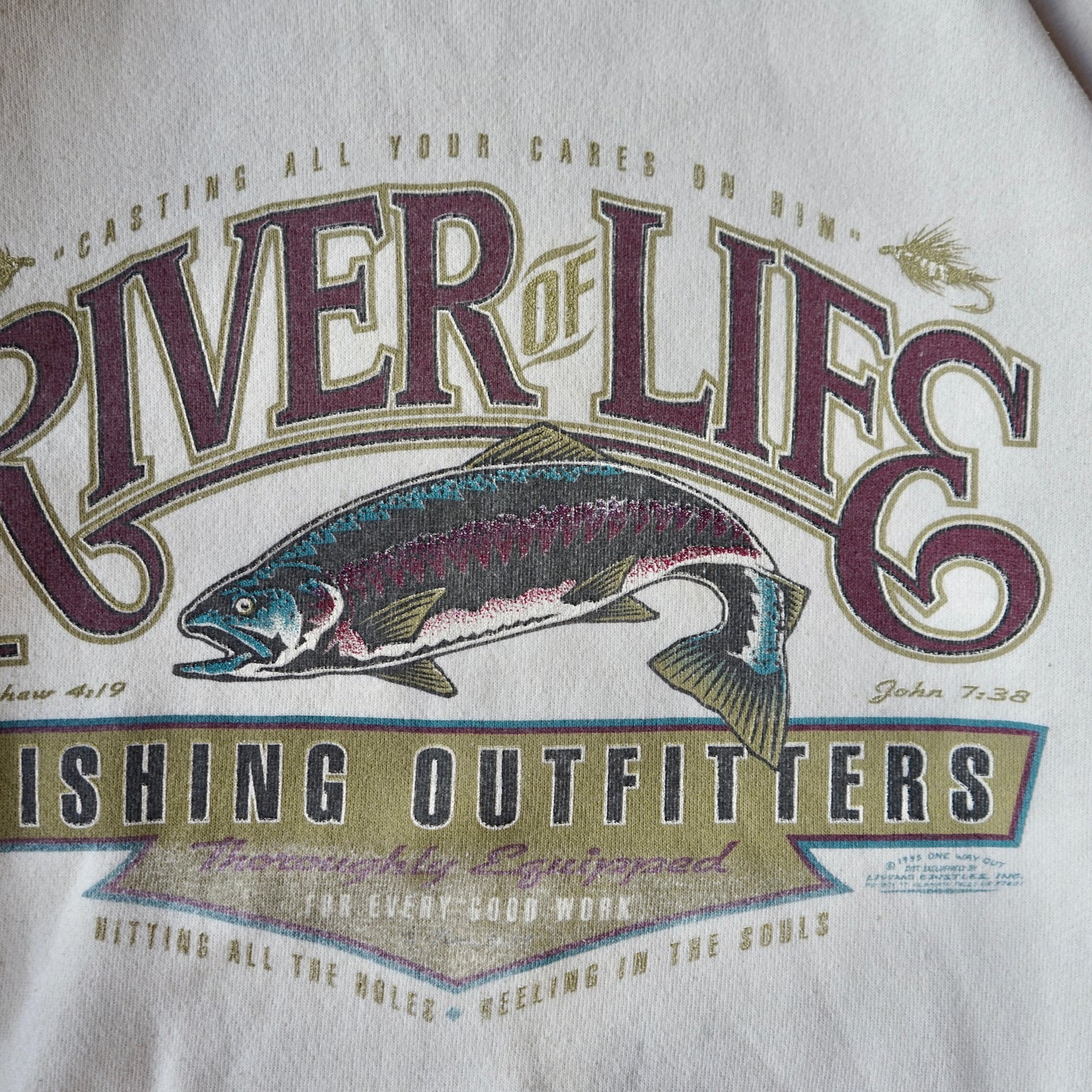 Vintage HL Miller Gold River of Life Sweatshirt