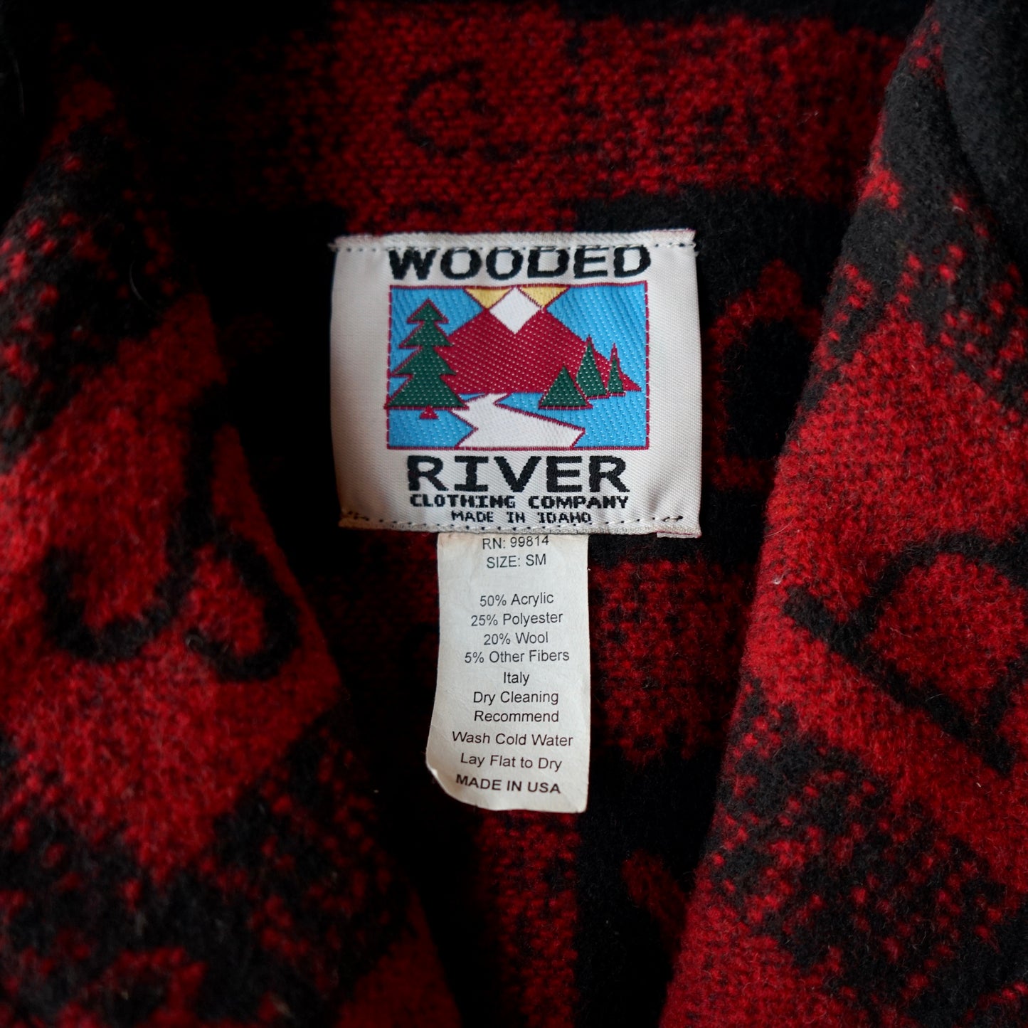 Vintage Wooded River Brand Jacket