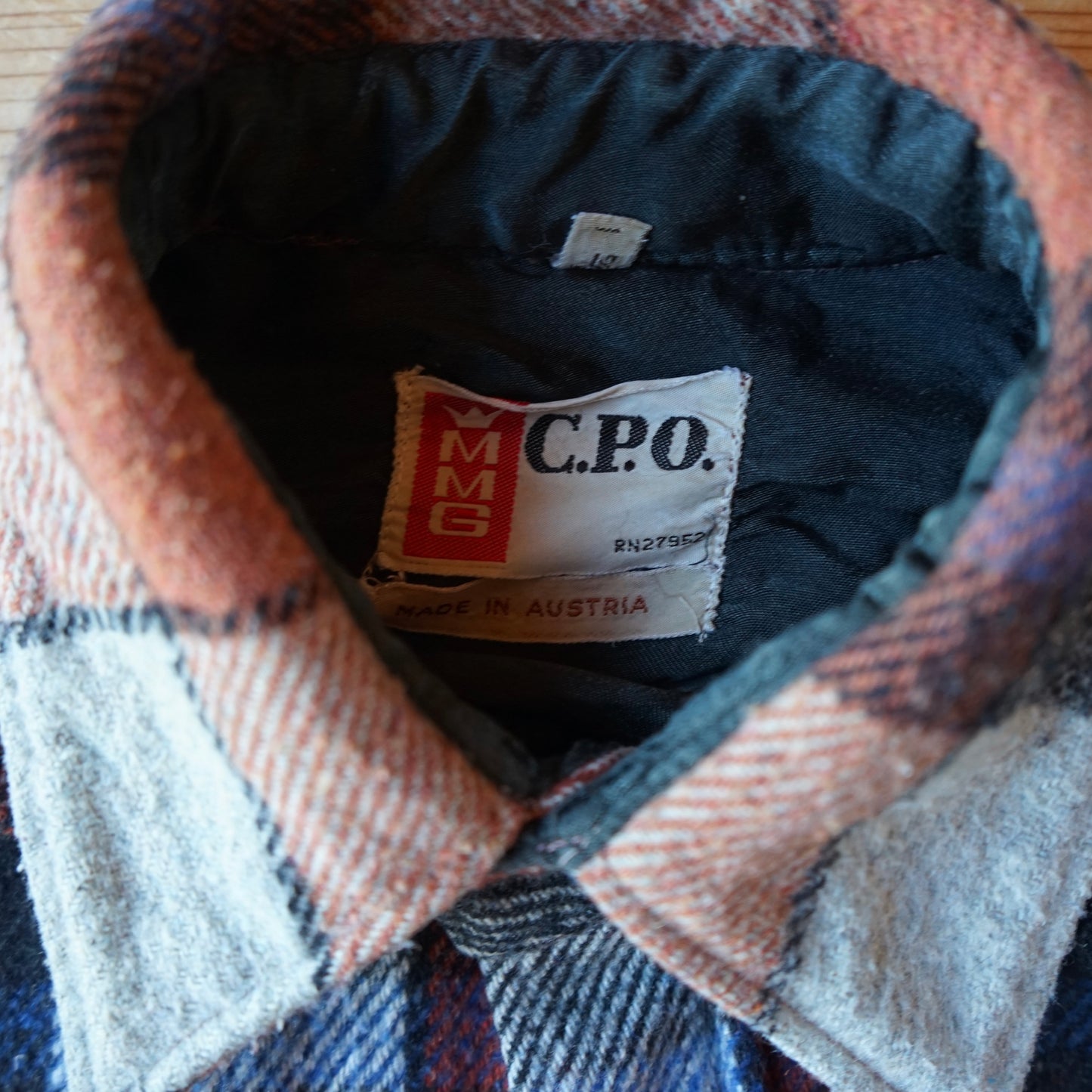 Vintage C.P.O Flannel Made in Austria