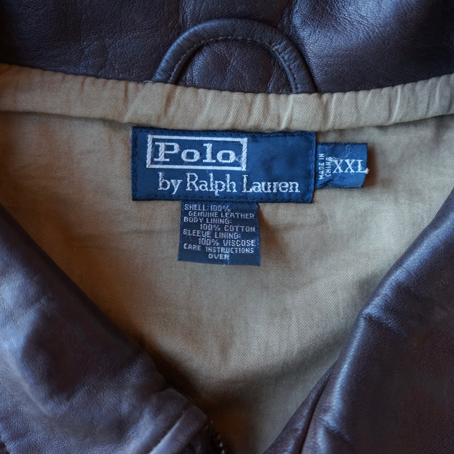 Vintage Polo Ralph Lauren Genuine Leather Jacket