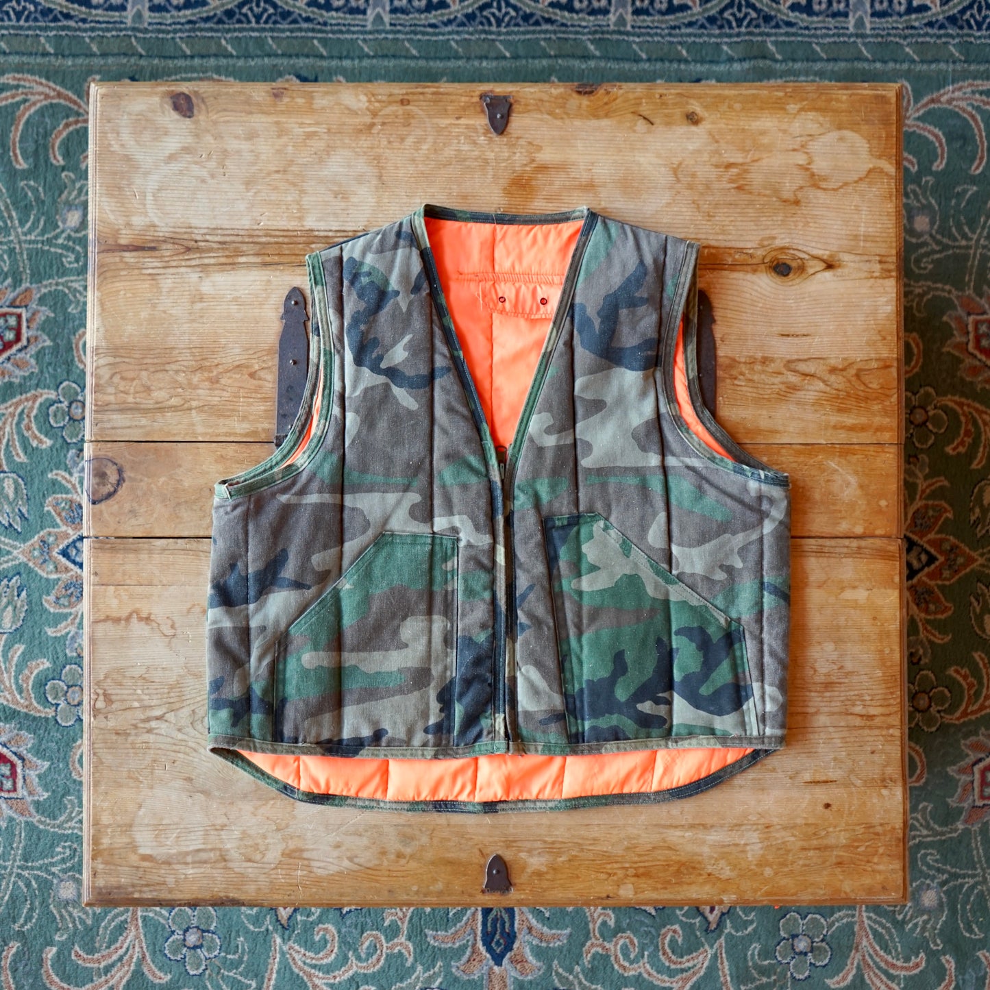 Vintage Mens Camo Vest