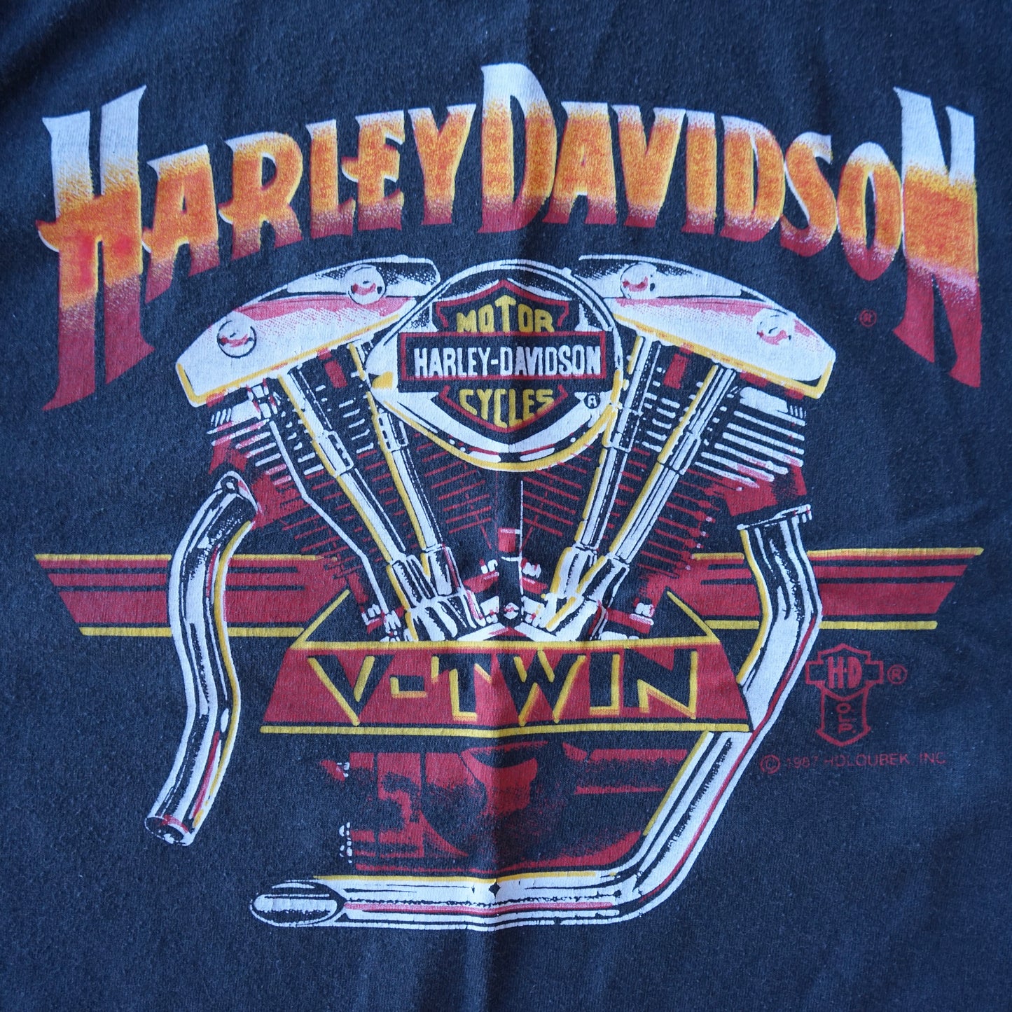 1987 Vintage Harley Davidson Key West FL Tee