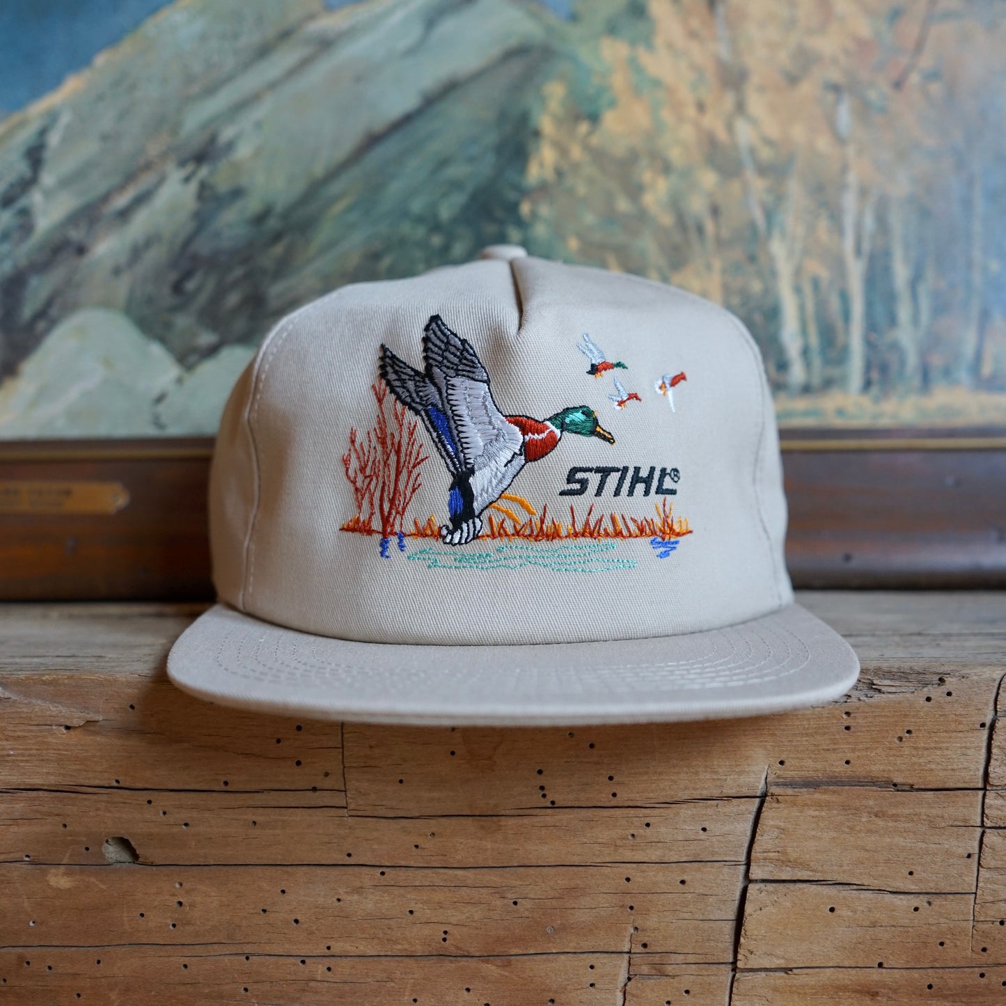 Vintage Mallard Stihl Hat