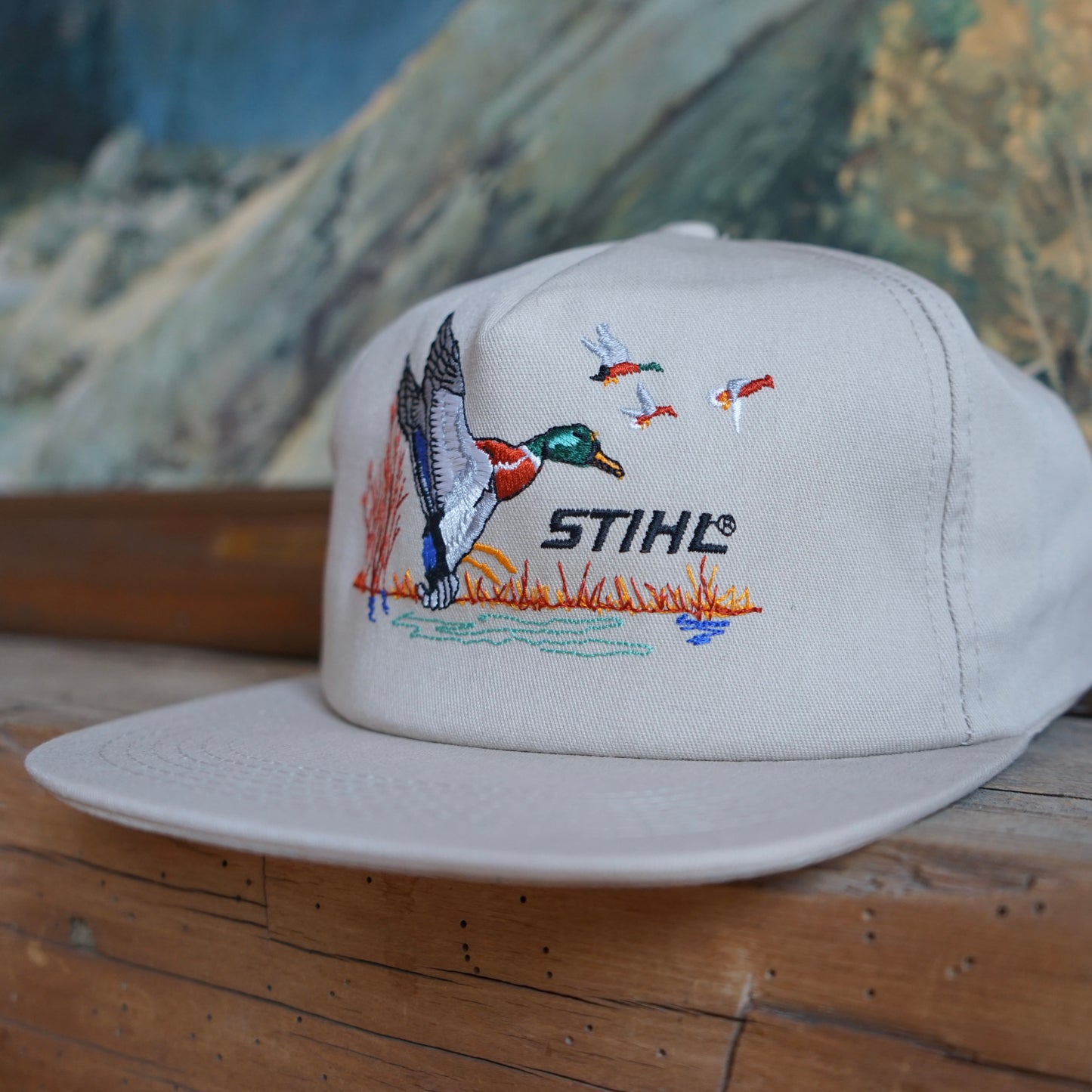 Vintage Mallard Stihl Hat