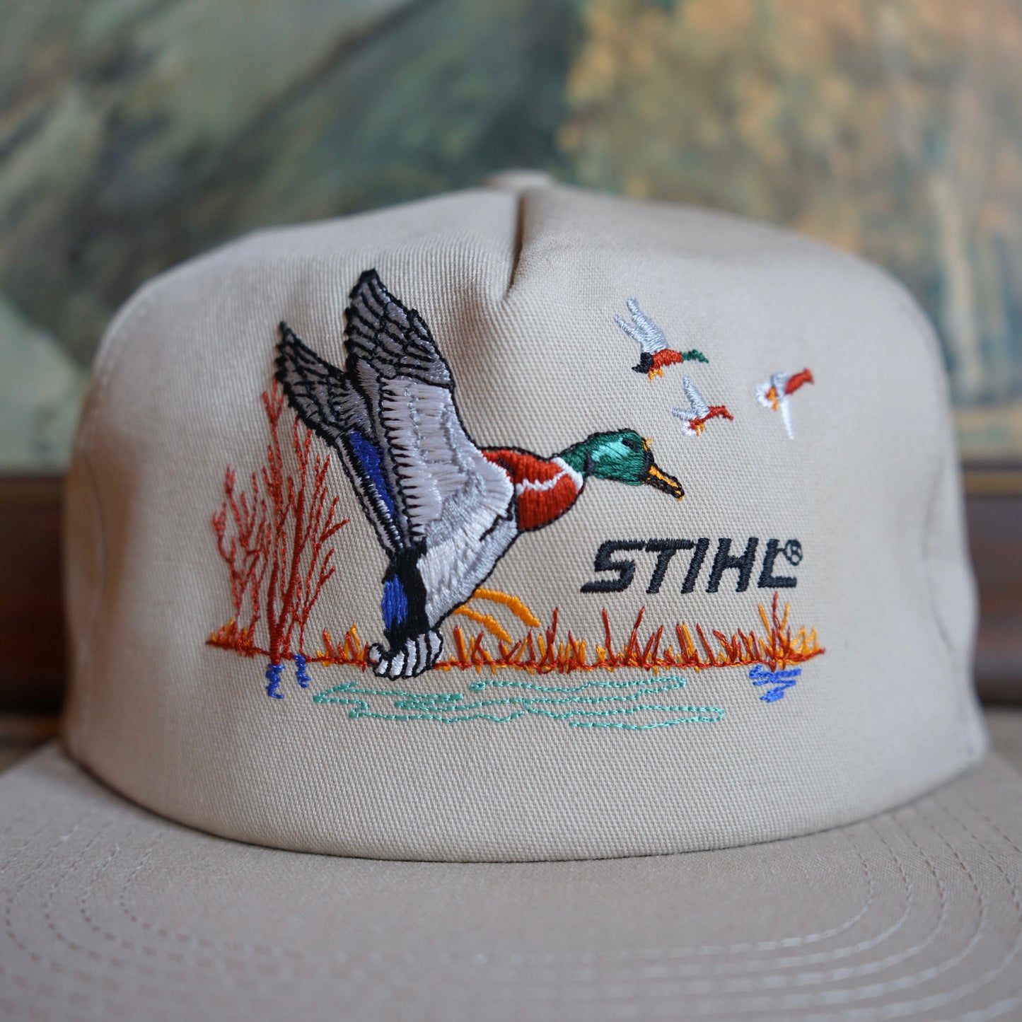 Vintage Mallard Stihl Hat