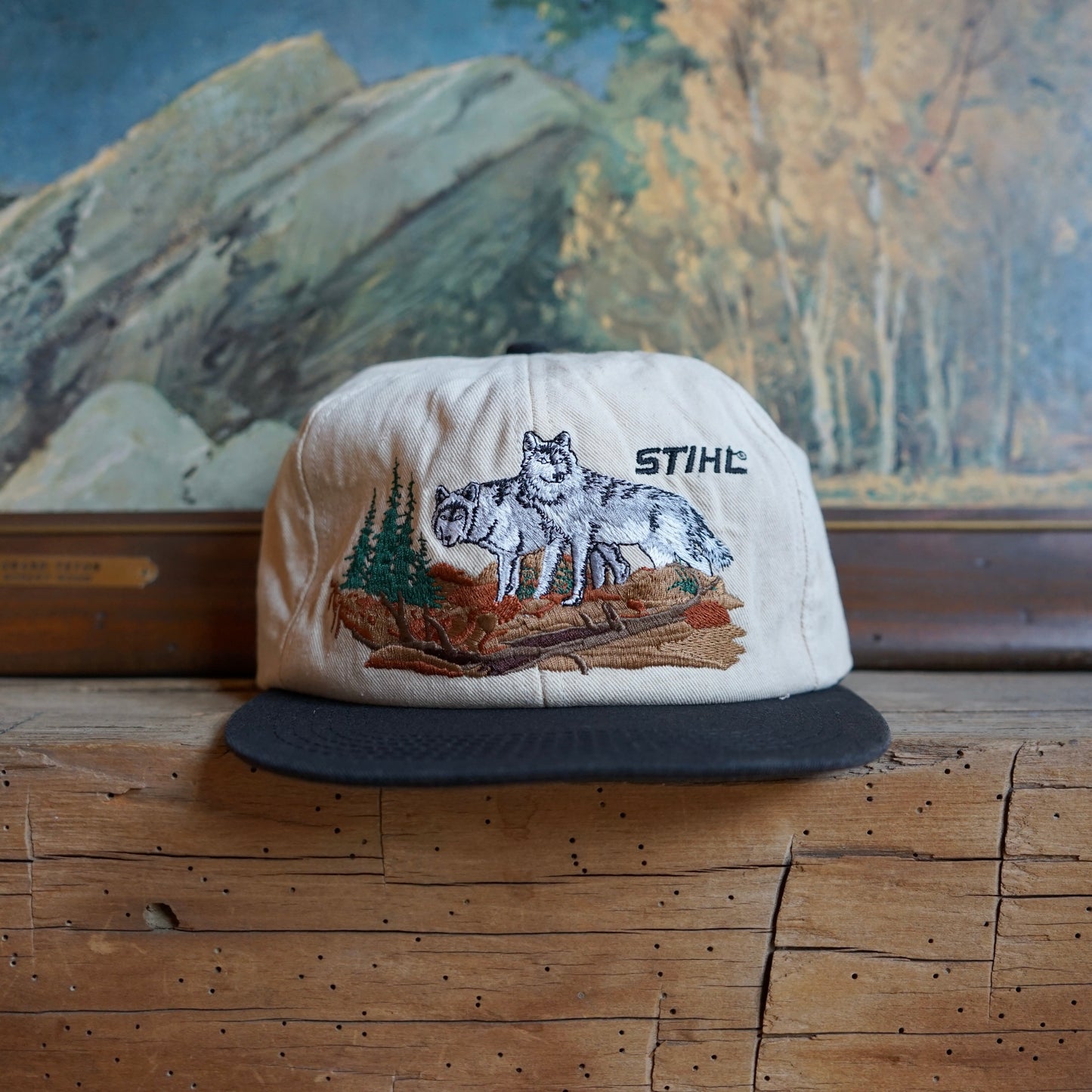 Vintage 2000 Wolf Stihl Hat