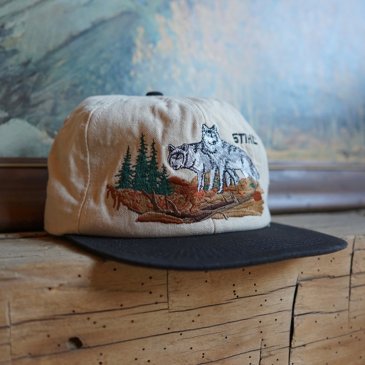 Vintage 2000 Wolf Stihl Hat