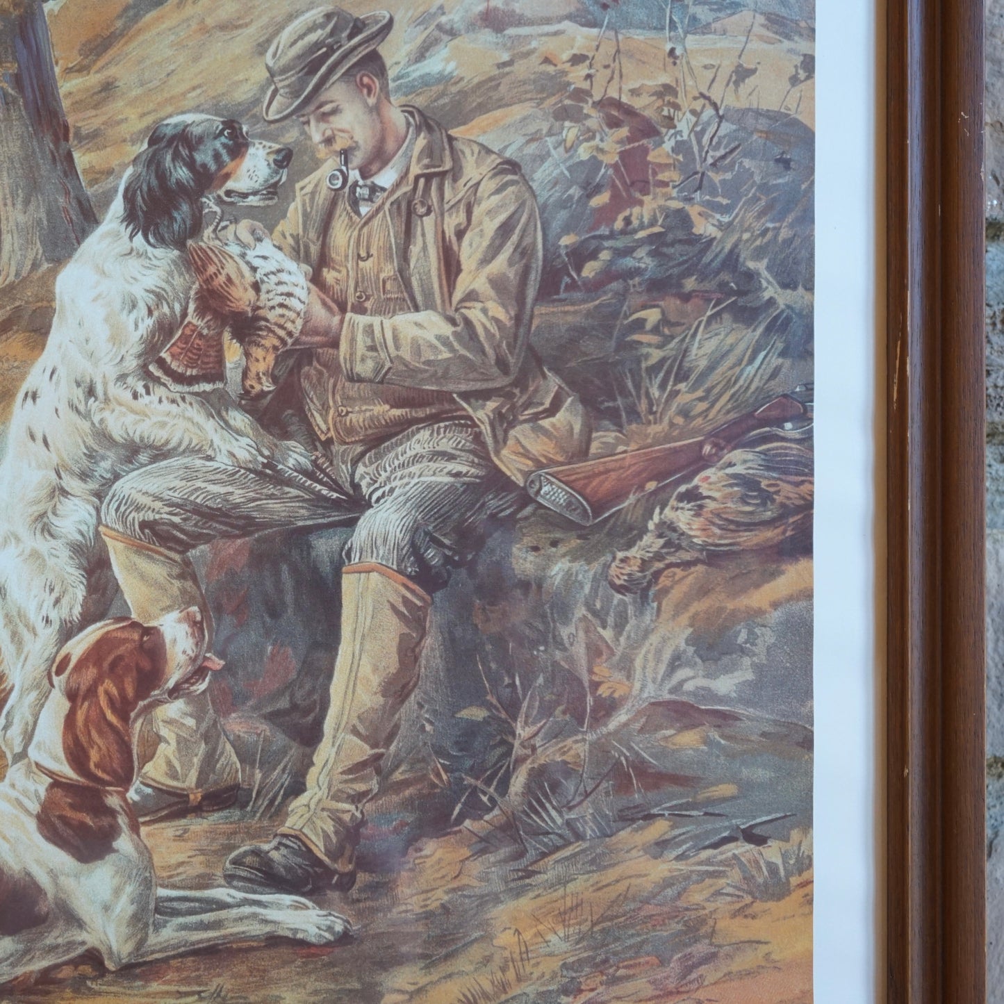 Vintage Edmund Henry Osthaus "After the Hunt" Painting Print