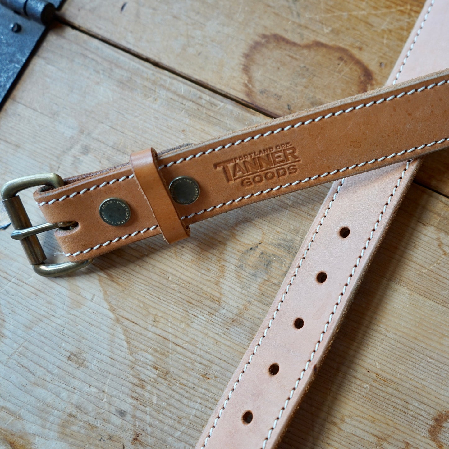 Tanner Goods Light Leather USA Made Belt