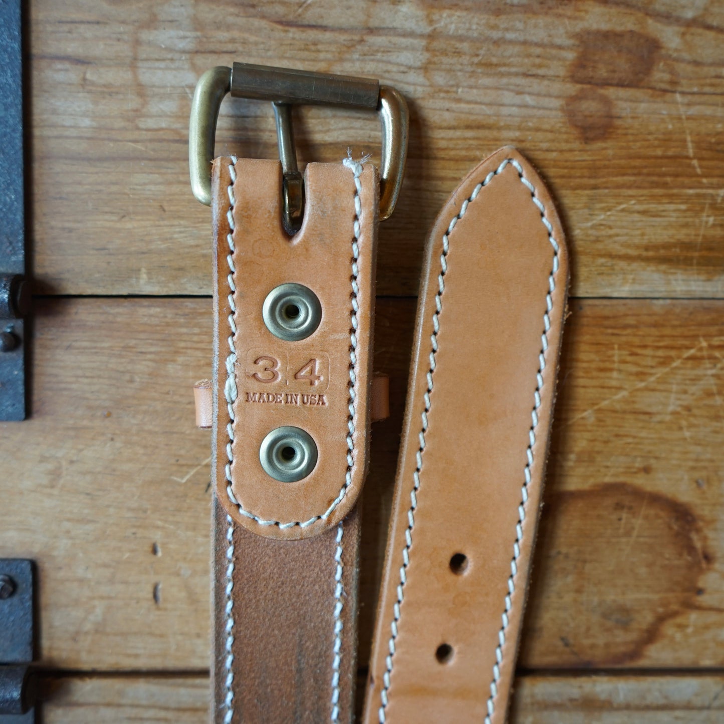 Tanner Goods Light Leather USA Made Belt