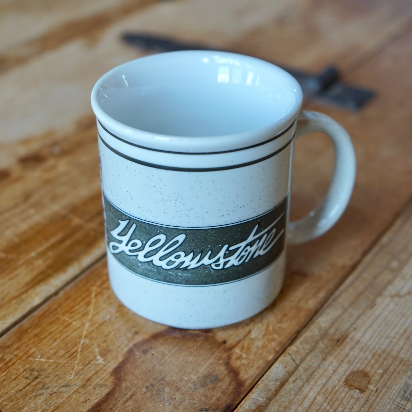 Vintage Yellowstone Wolf Mug