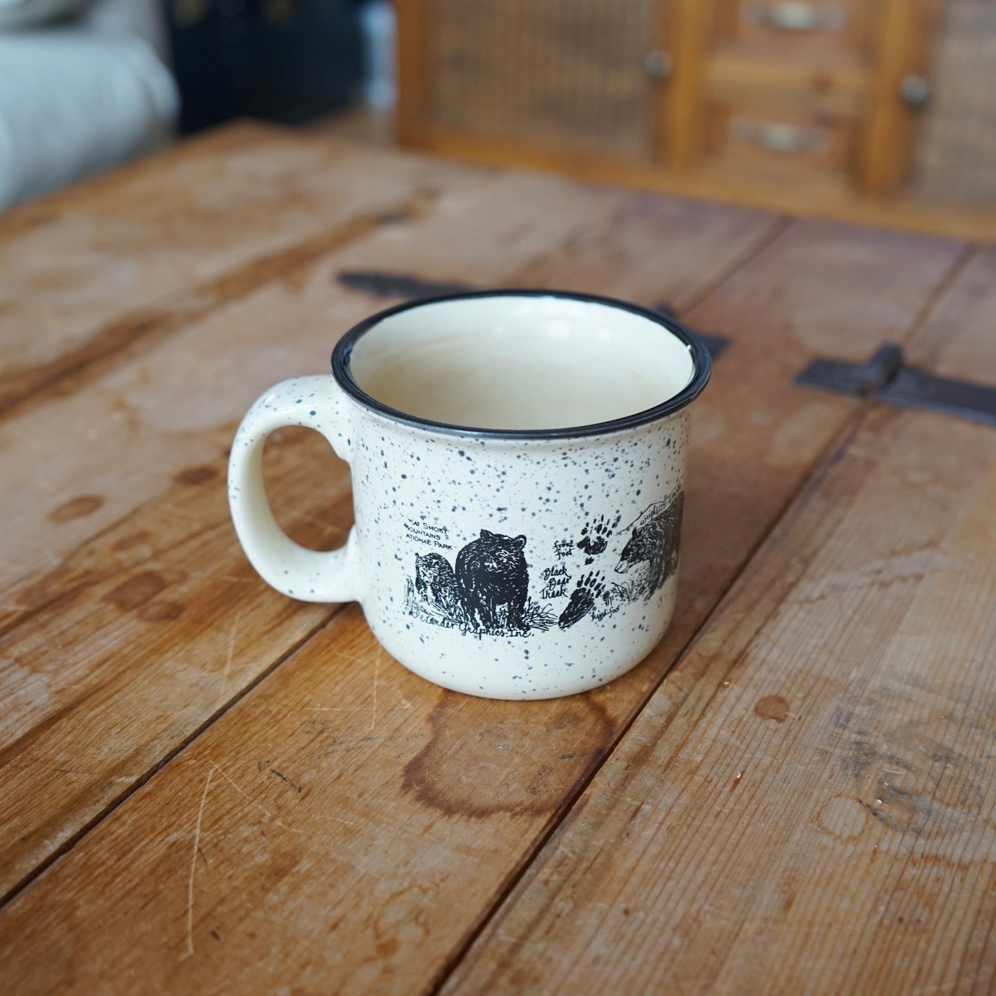 Vintage Smoky Mountain Bear Mug