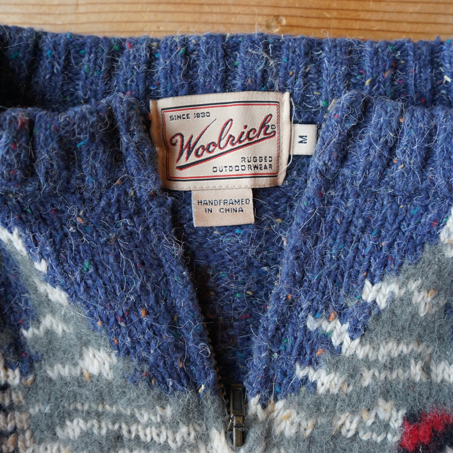 Vintage Woolrich Winter Scene Sweater Size M