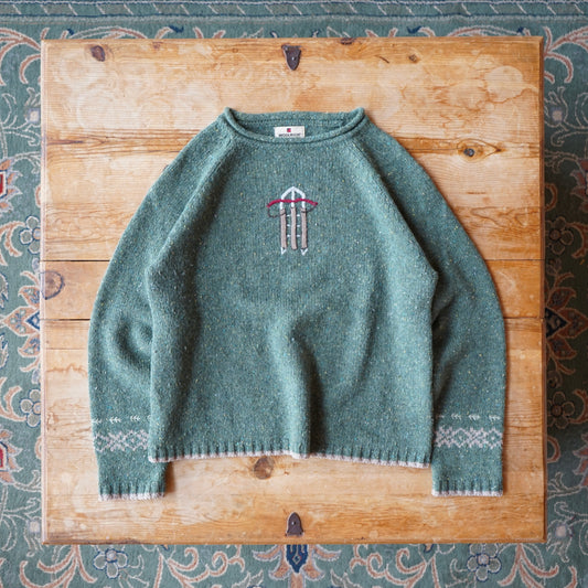 Woolrich Christmas Sled Sweater Size L