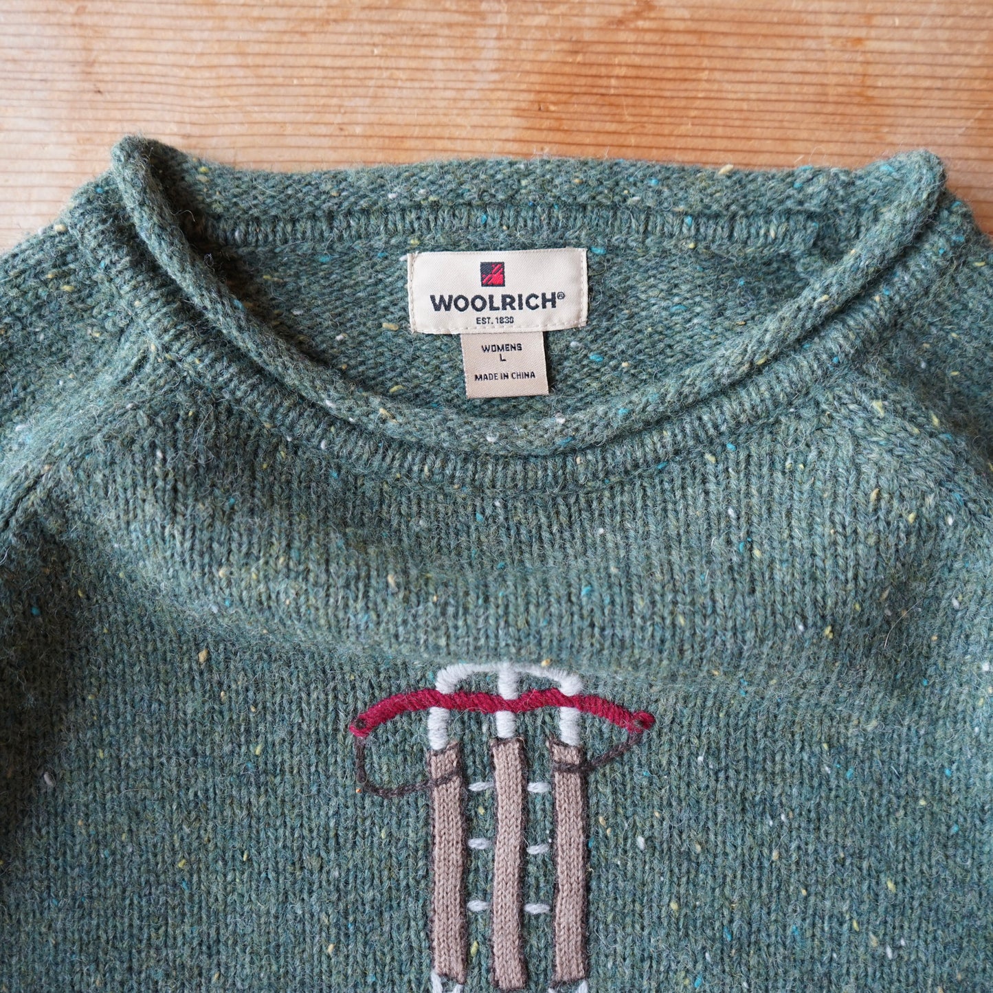 Woolrich Christmas Sled Sweater Size L