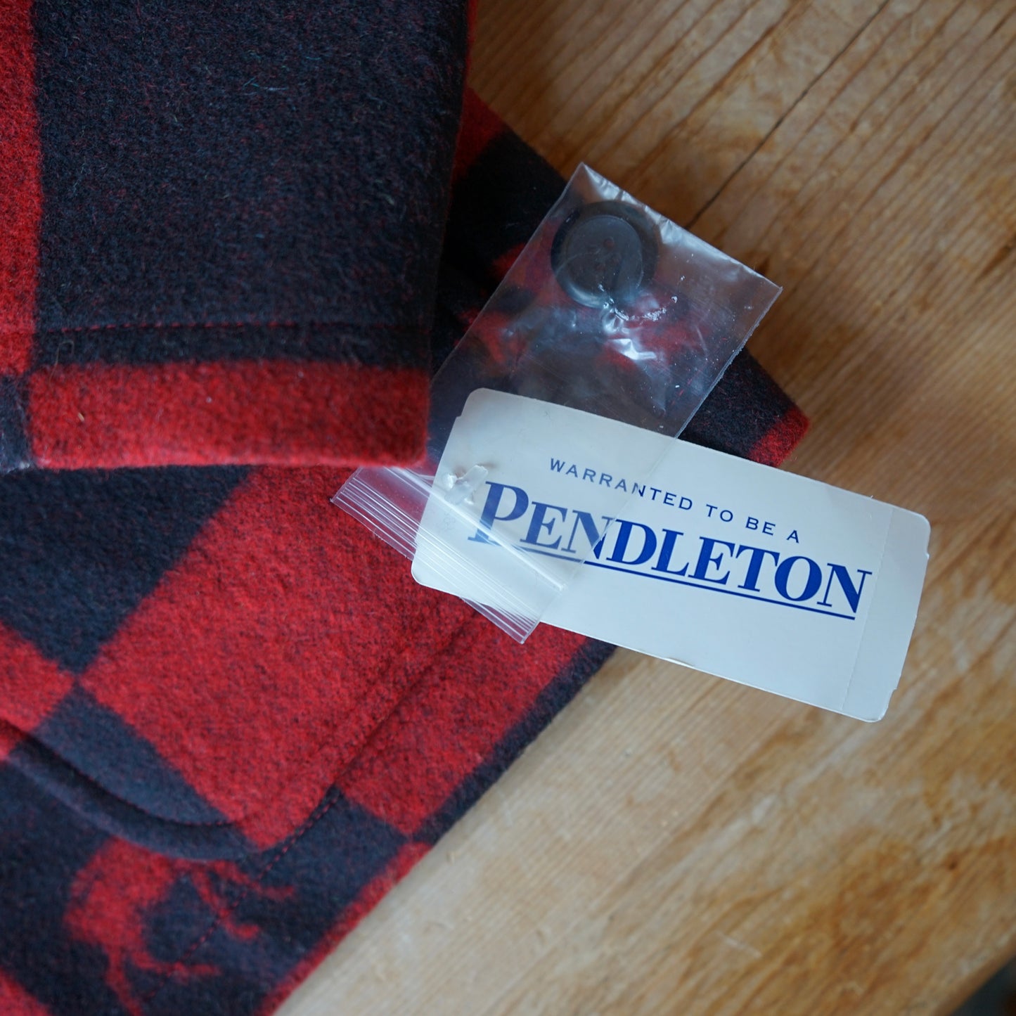 Vintage NWT Pendleton Checkered Wildlife Coat Size M