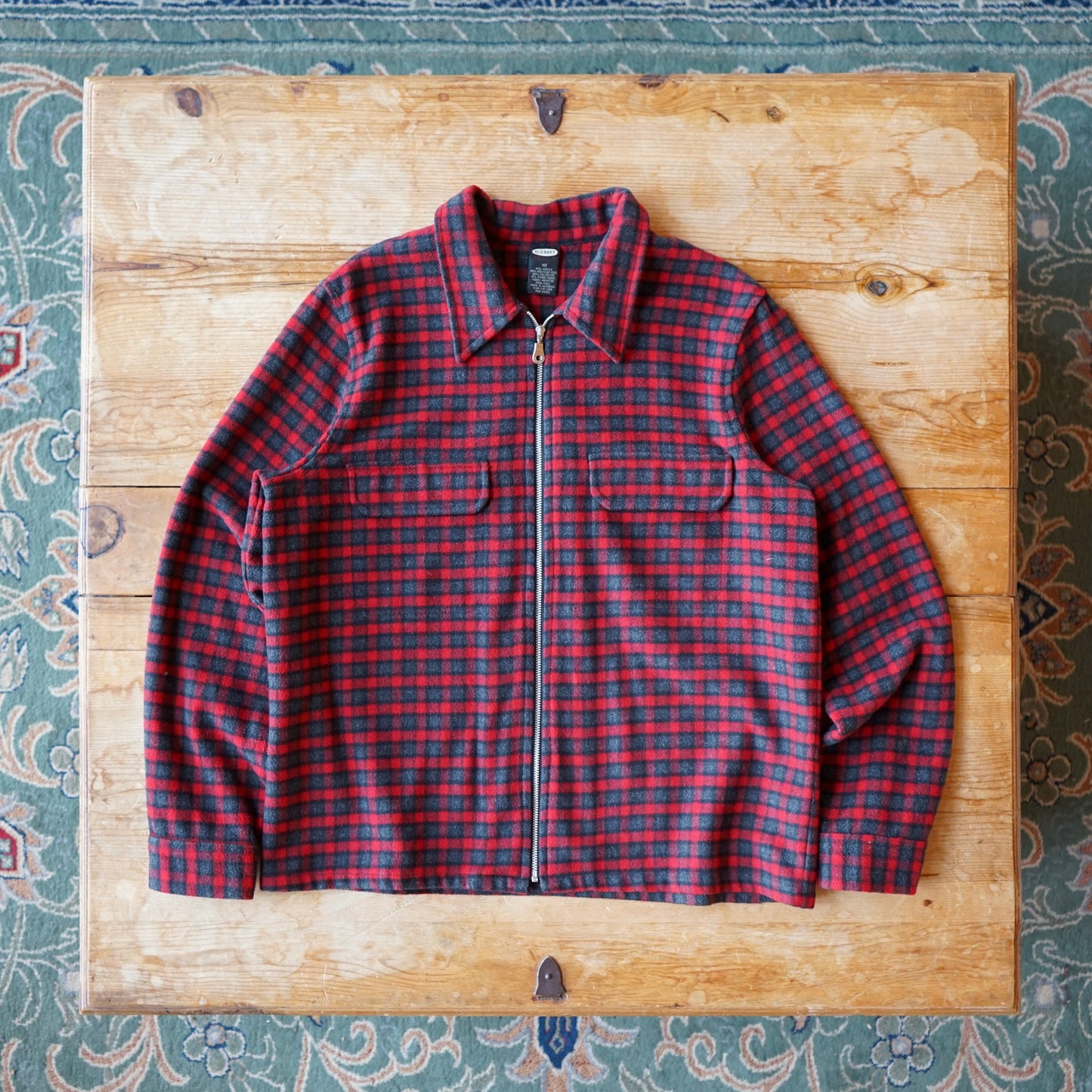 Old Navy Plaid Zip Up Size M