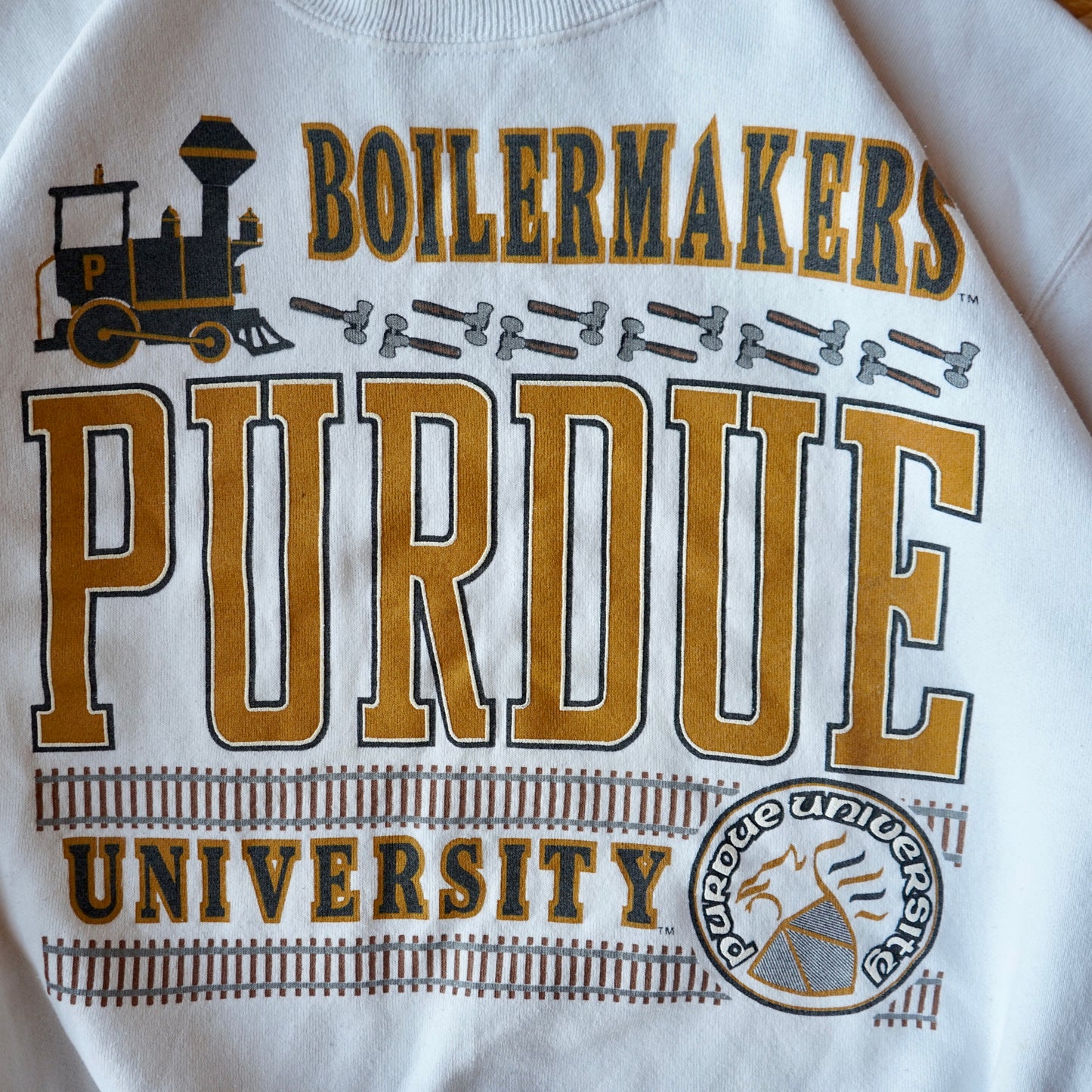 Vintage Galt Sand Purdue Boilermakers Sweatshirt Size L