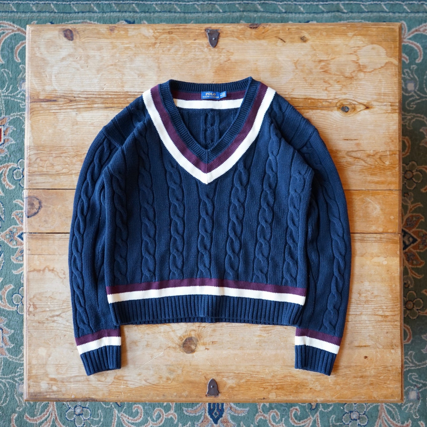 POLO Ralph Lauren Cable Knit Cricket Sweater