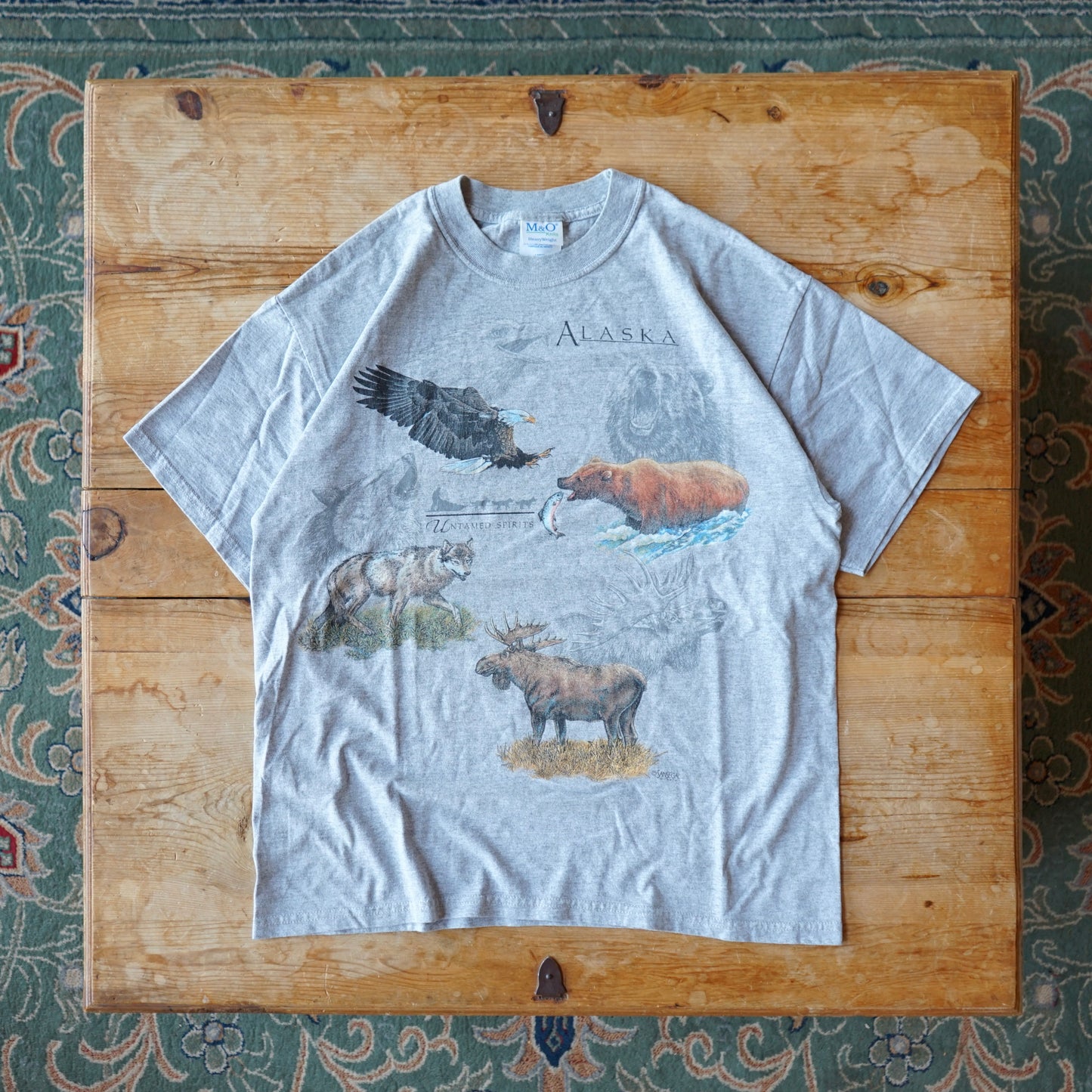 Vintage Untamed Spirits Alaska Tee Size L