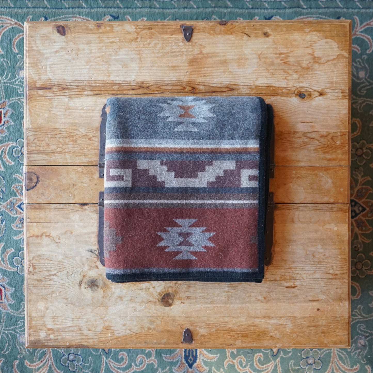 Vintage Pendleton Beaver State Earth Tone Blanket