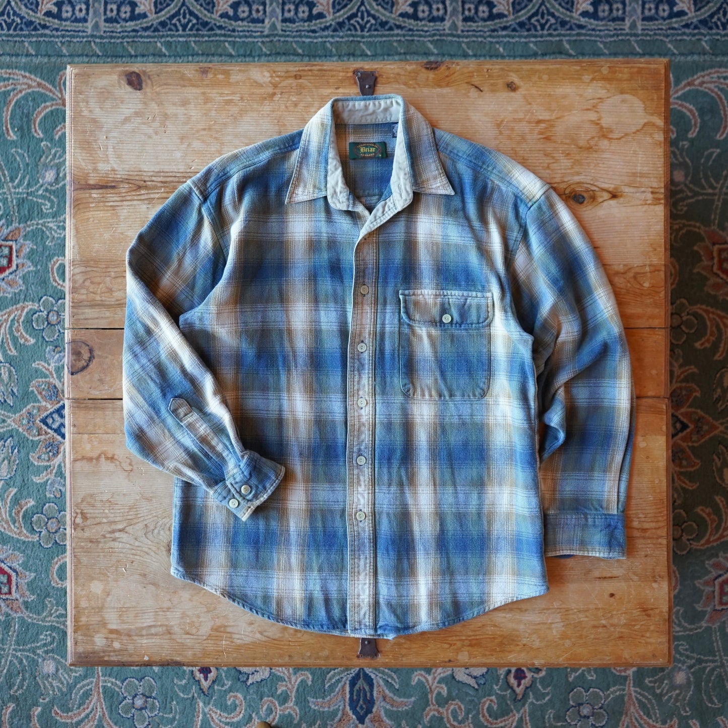 Vintage Heavyweight Briar Flannel Size M