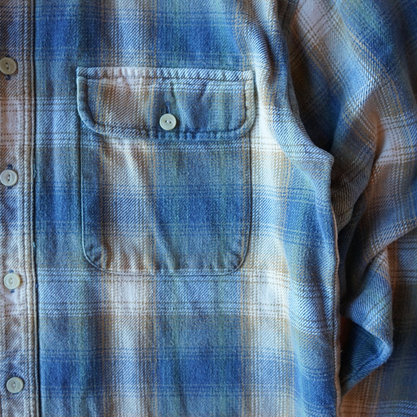 Vintage Heavyweight Briar Flannel Size M