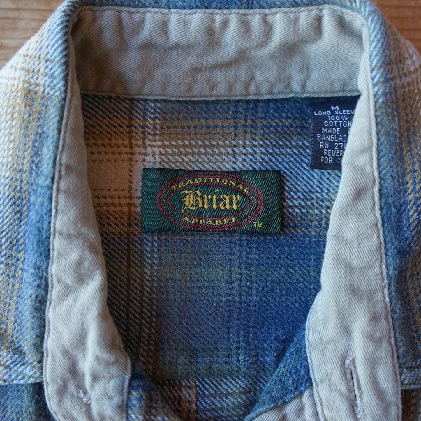 Vintage Heavyweight Briar Flannel Size M