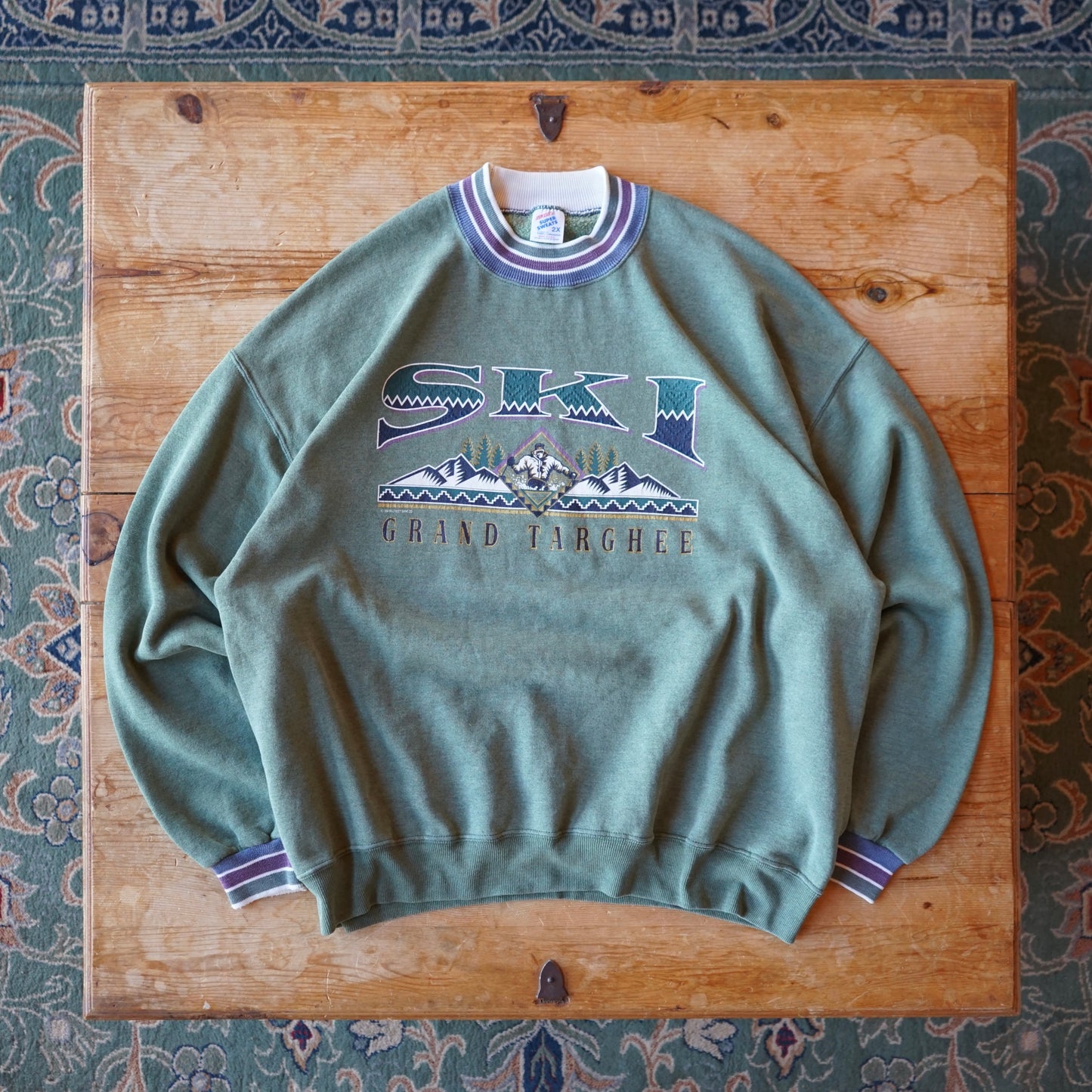 Vintage Jerzees Ski Grand Targhee Sweatshirt Size XXL