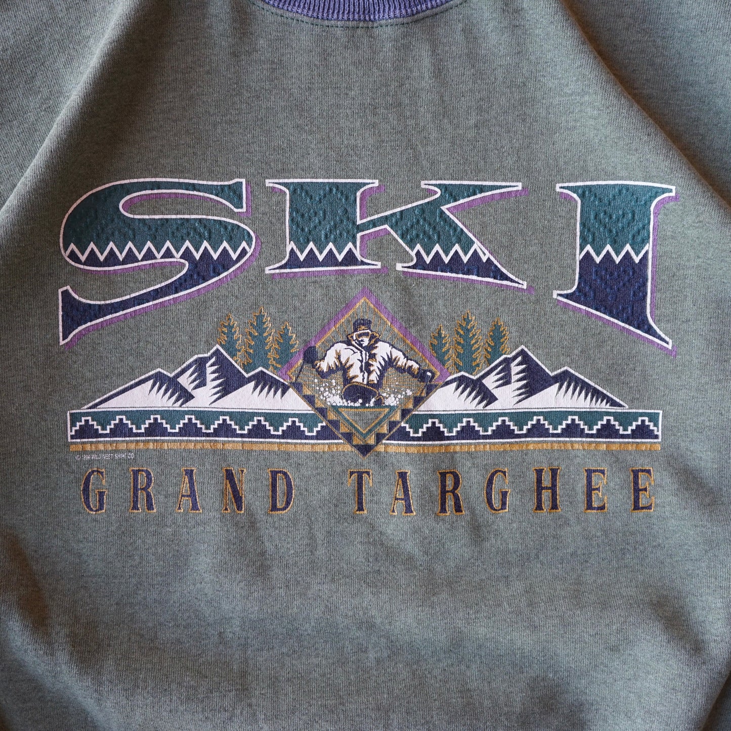 Vintage Jerzees Ski Grand Targhee Sweatshirt Size XXL