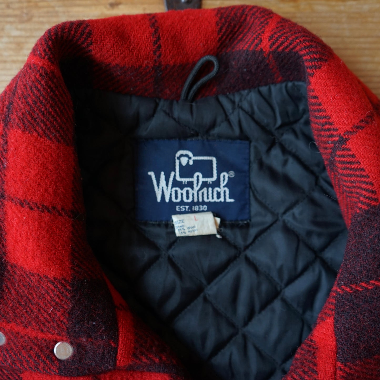 Vintage Woolrich Buffalo Plaid Bomber Size L