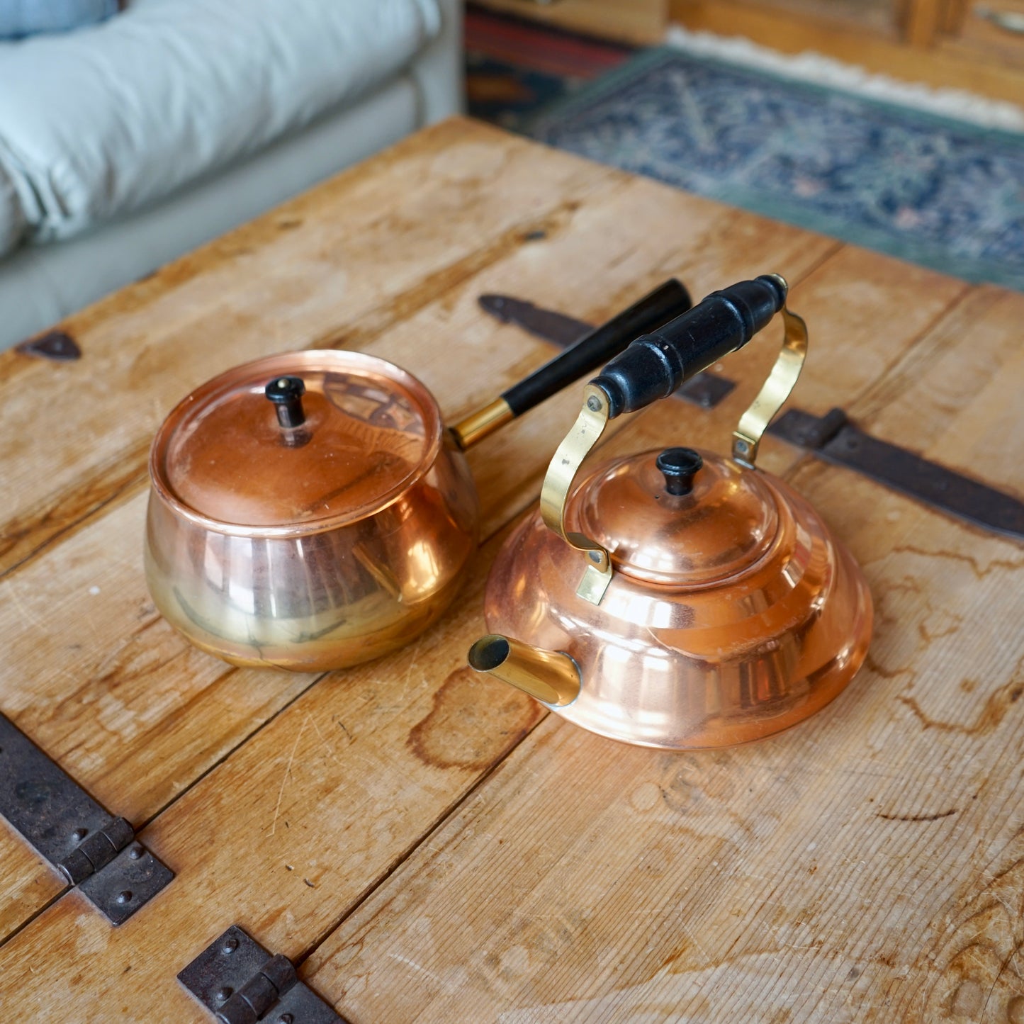 Vintage Coppercraft Guild Copper Kettle & Pot