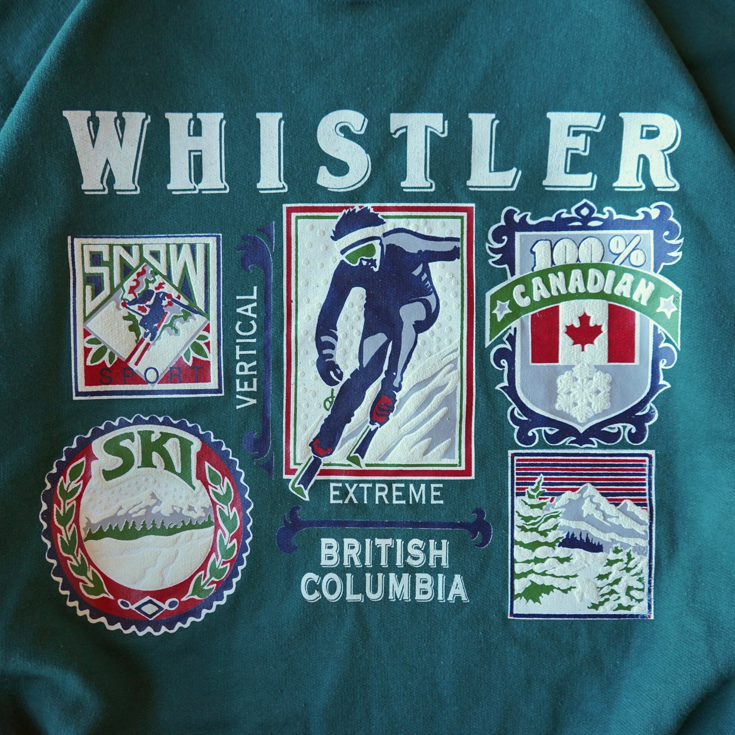 Vintage Whistler British Columbia Ski Sweatshirt Size L/XL