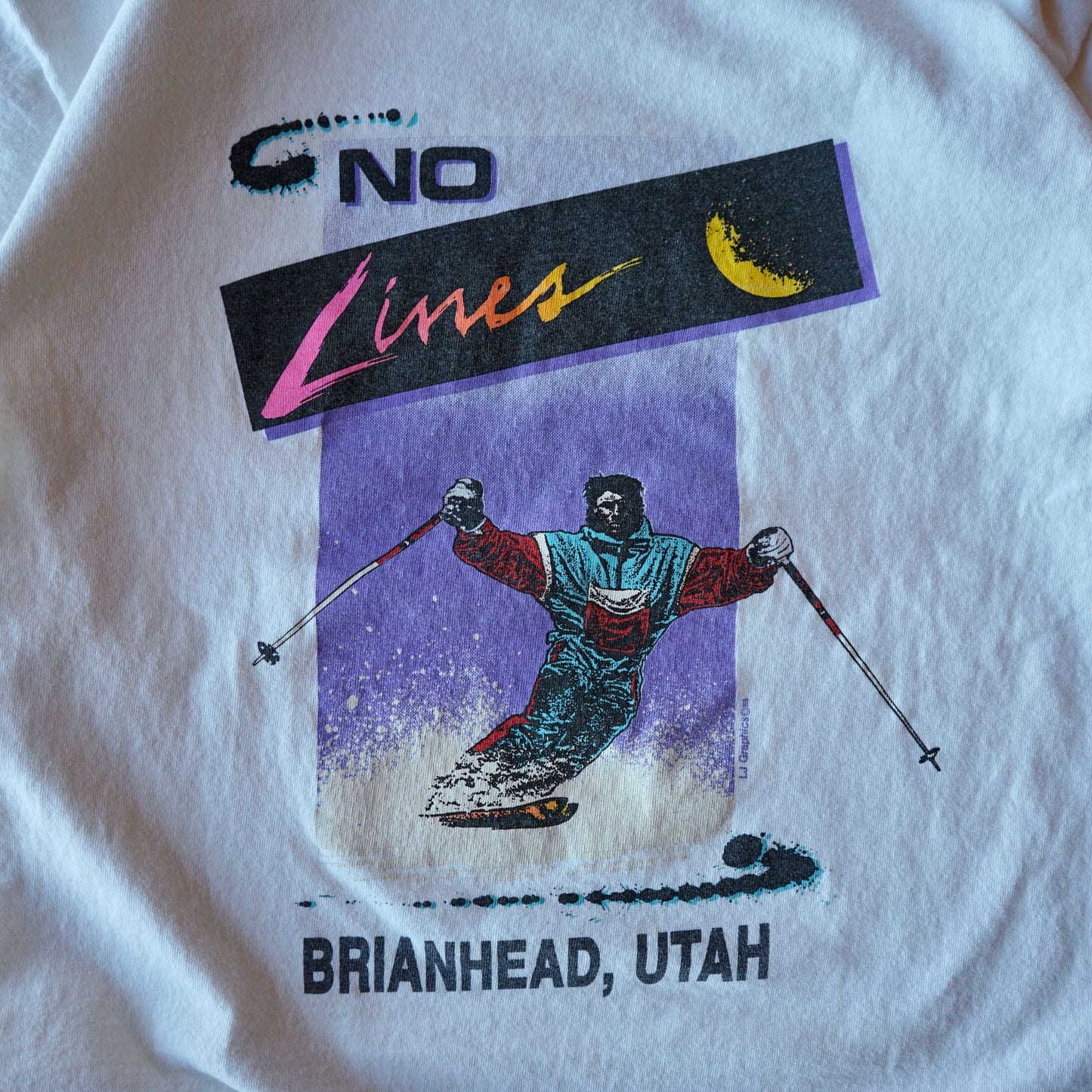 Vintage No Lines Brianhead Utah Tee Size M