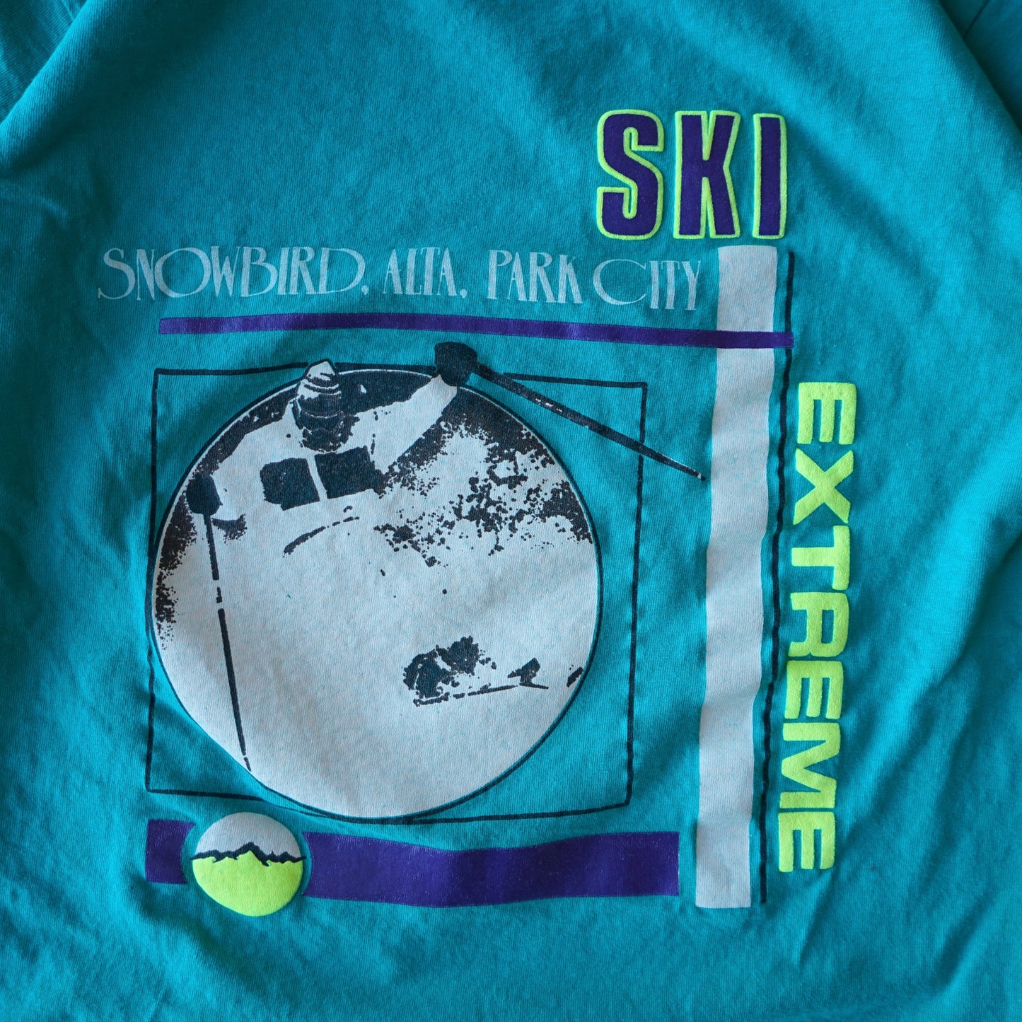 Vintage Utah Ski Extreme Tee Size M/L