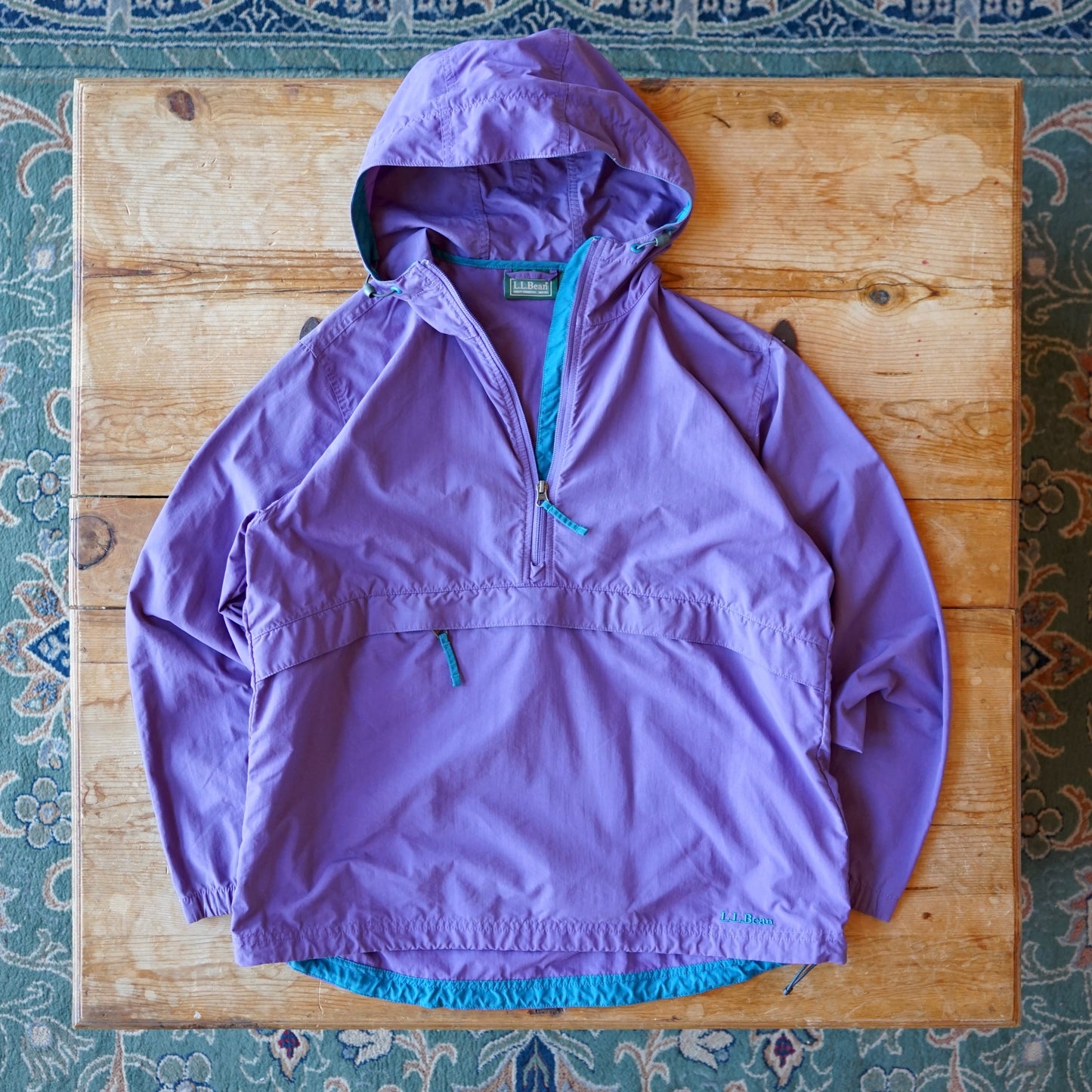 Purple LL Bean Wind Breaker Size Womens L