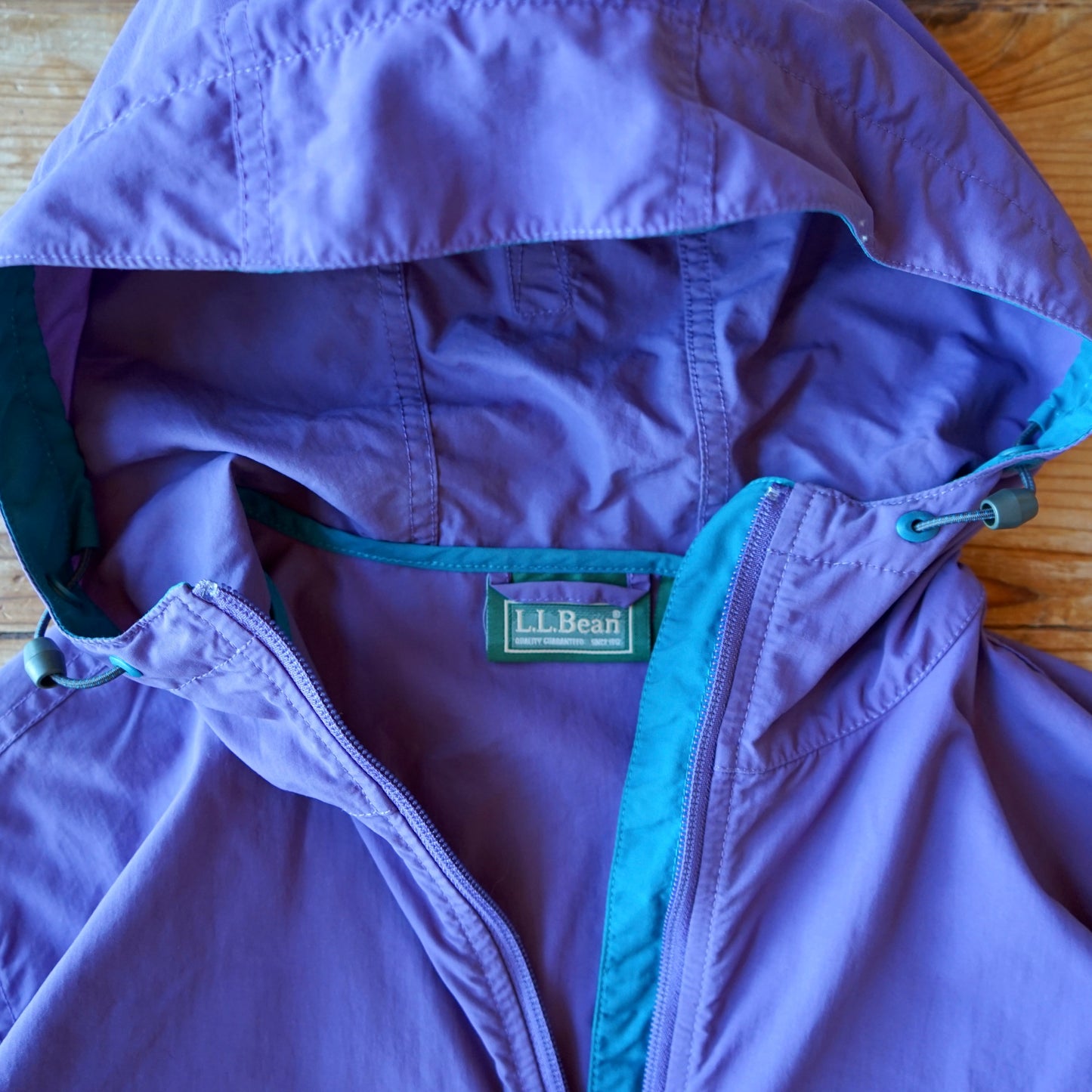 Purple LL Bean Wind Breaker Size Womens L