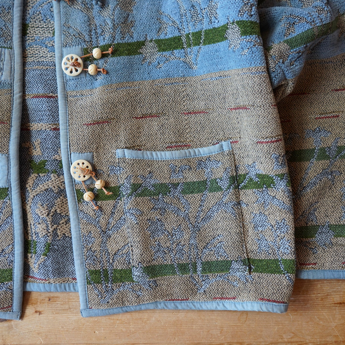 Vintage Flashback 100% Cotton Tapestry Jacket Size M