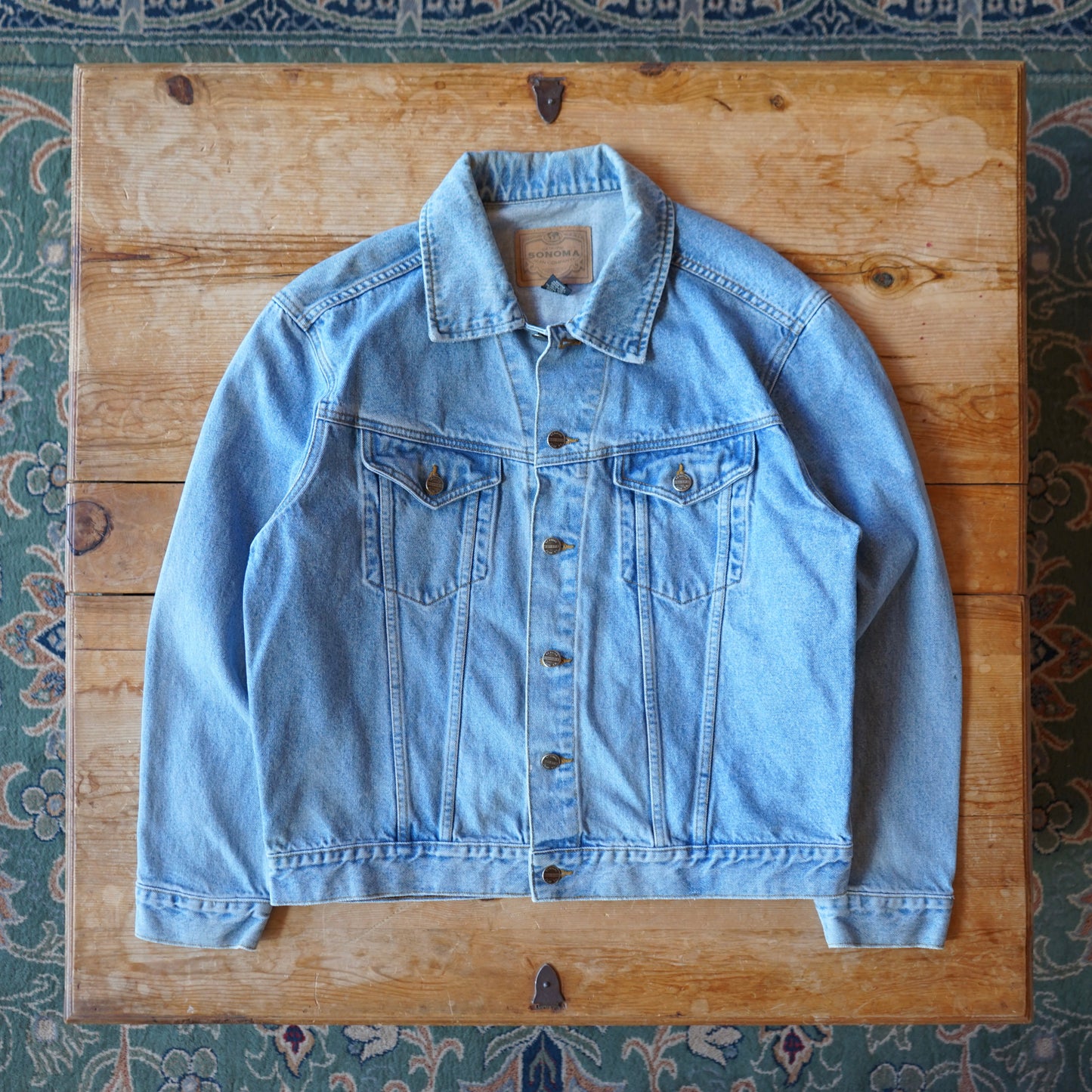 Sonoma Faded Denim Jacket Size Mens M