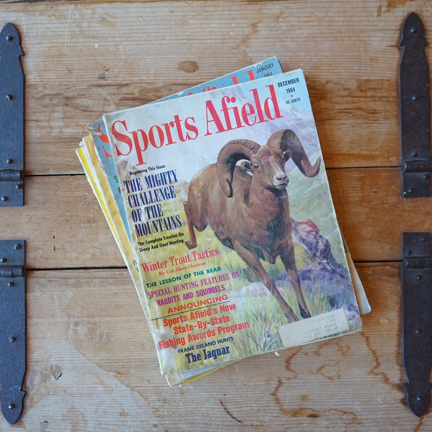 1964 Lot of 5 Sports Afield Magazines