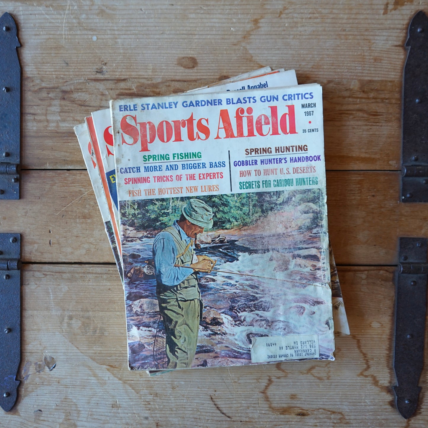 1967 Lot of 5 Sports Afield Magazines