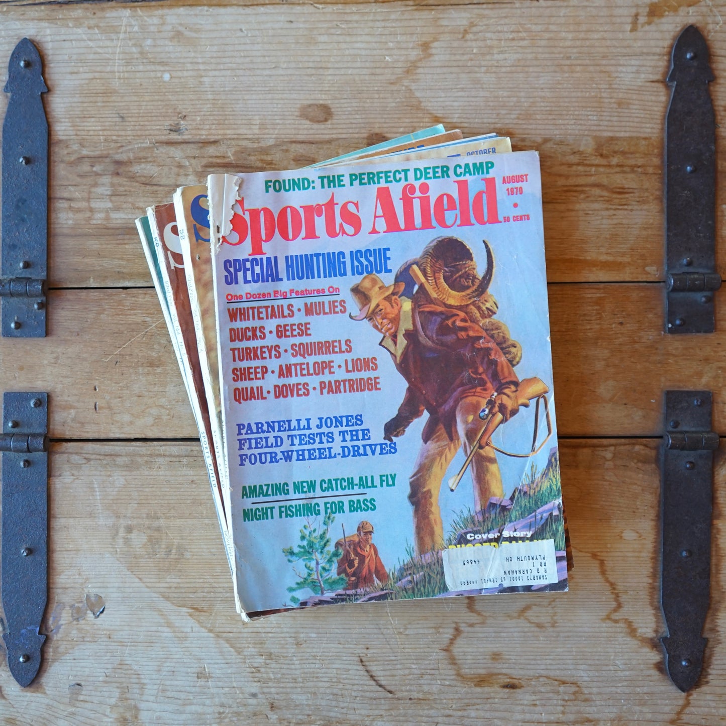 1970 Lot of 5 Sports Afield Magazines