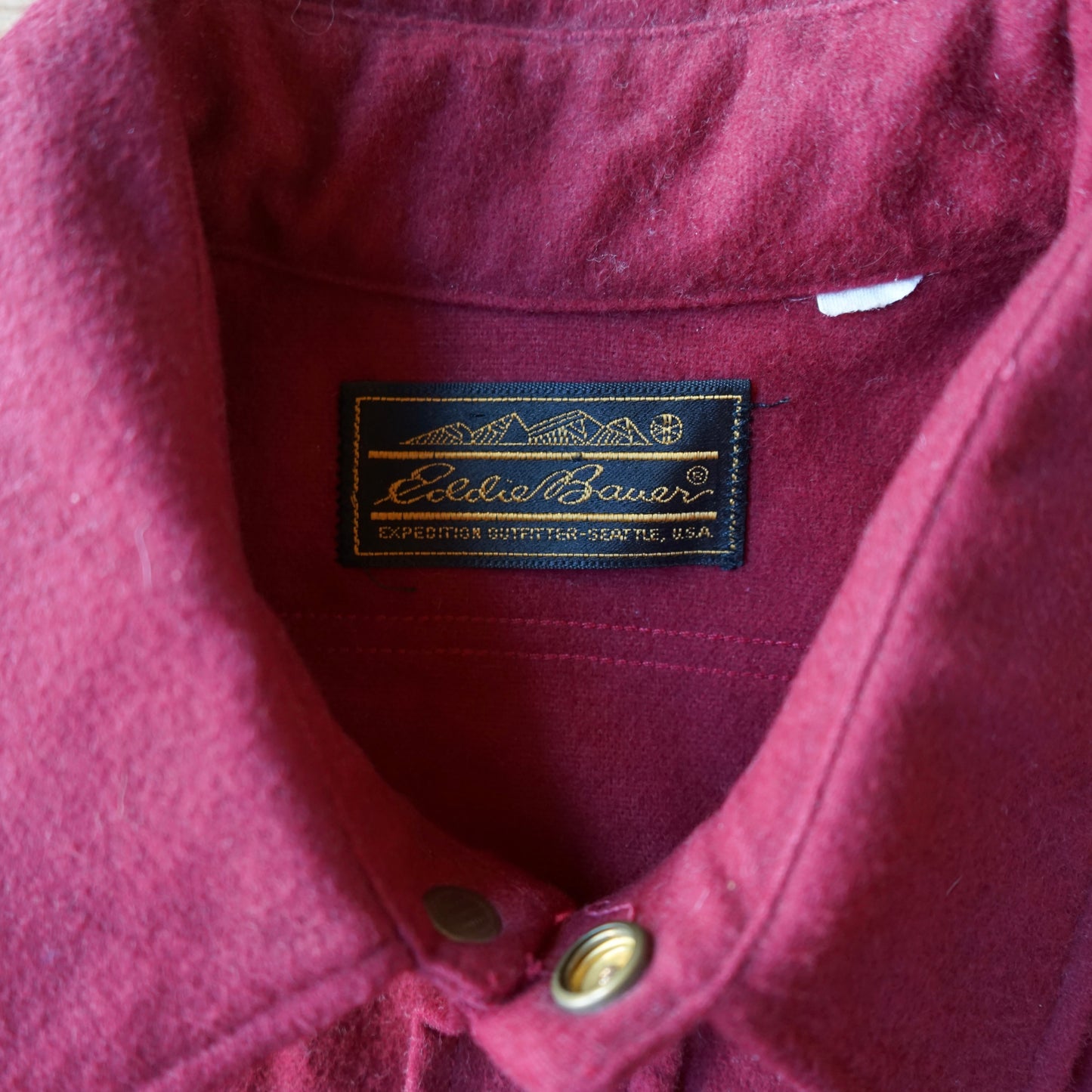 Vintage Eddie Bauer Flannel Chamois Button Up Size L/XL