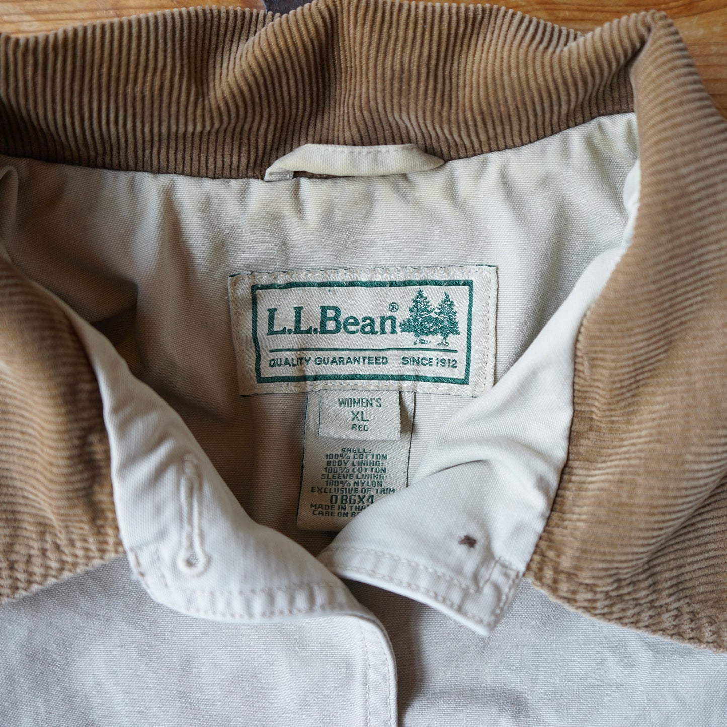 LL Bean Chore Coat Size Women's XL