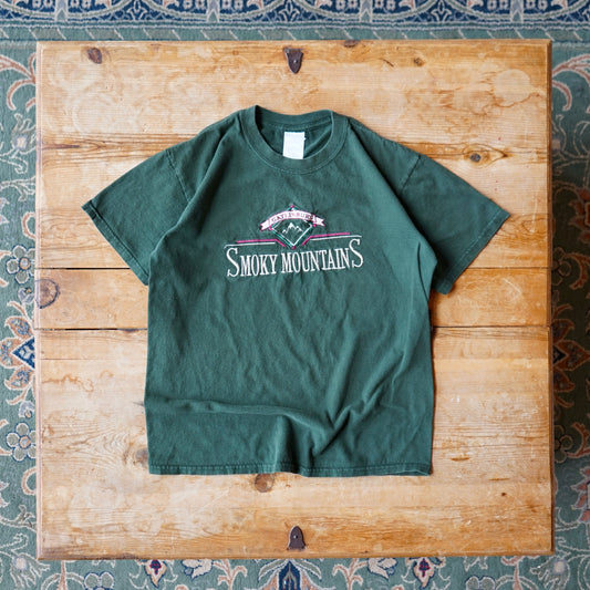 Smoky Mountains Embroidered Tee Size M