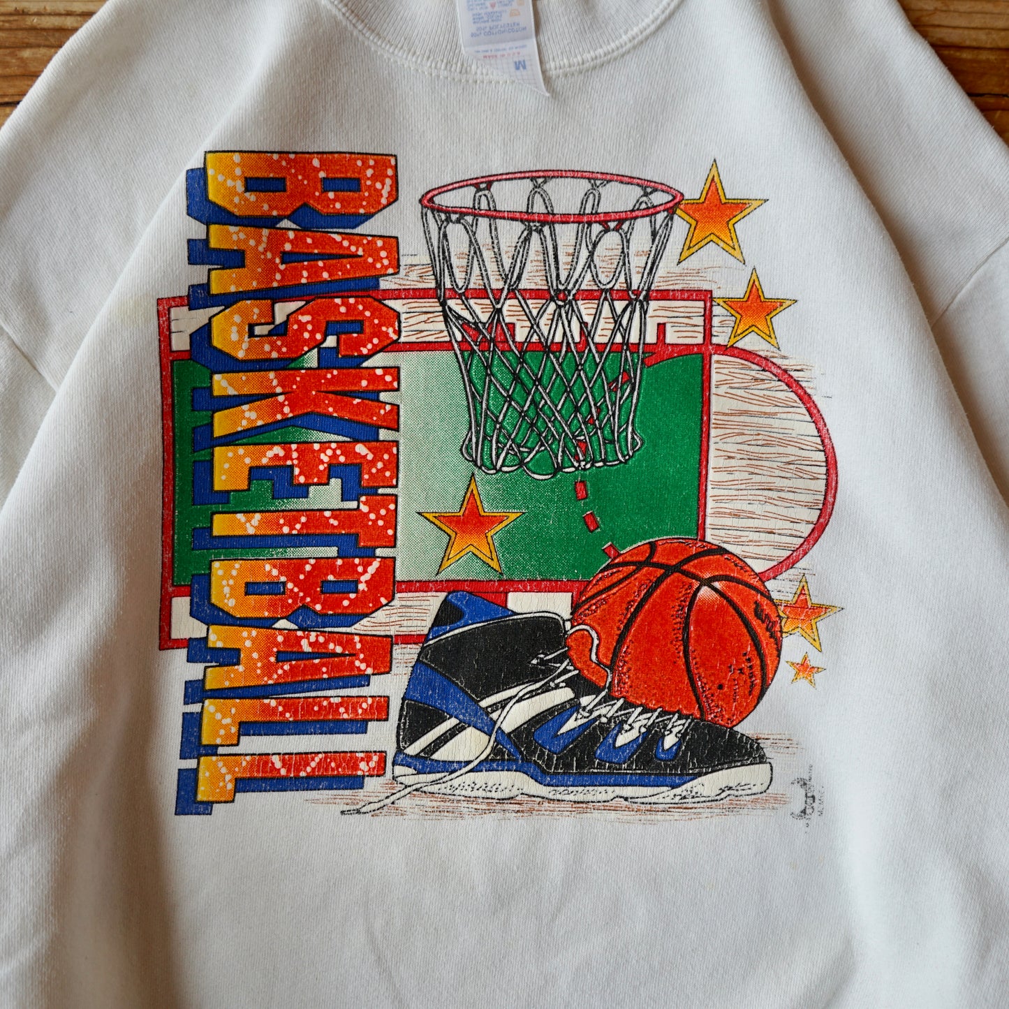 Vintage Jerzees Basketball Sweatshirt Size M