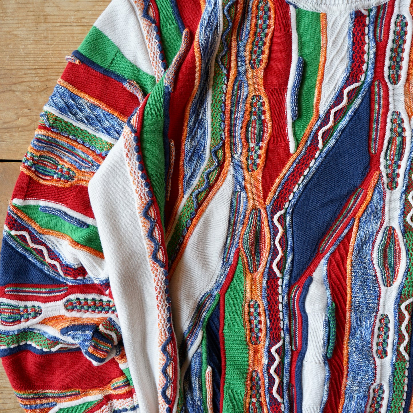 Vintage Monte Chiaro Made in Italy Coogi Style Sweater Size M/L