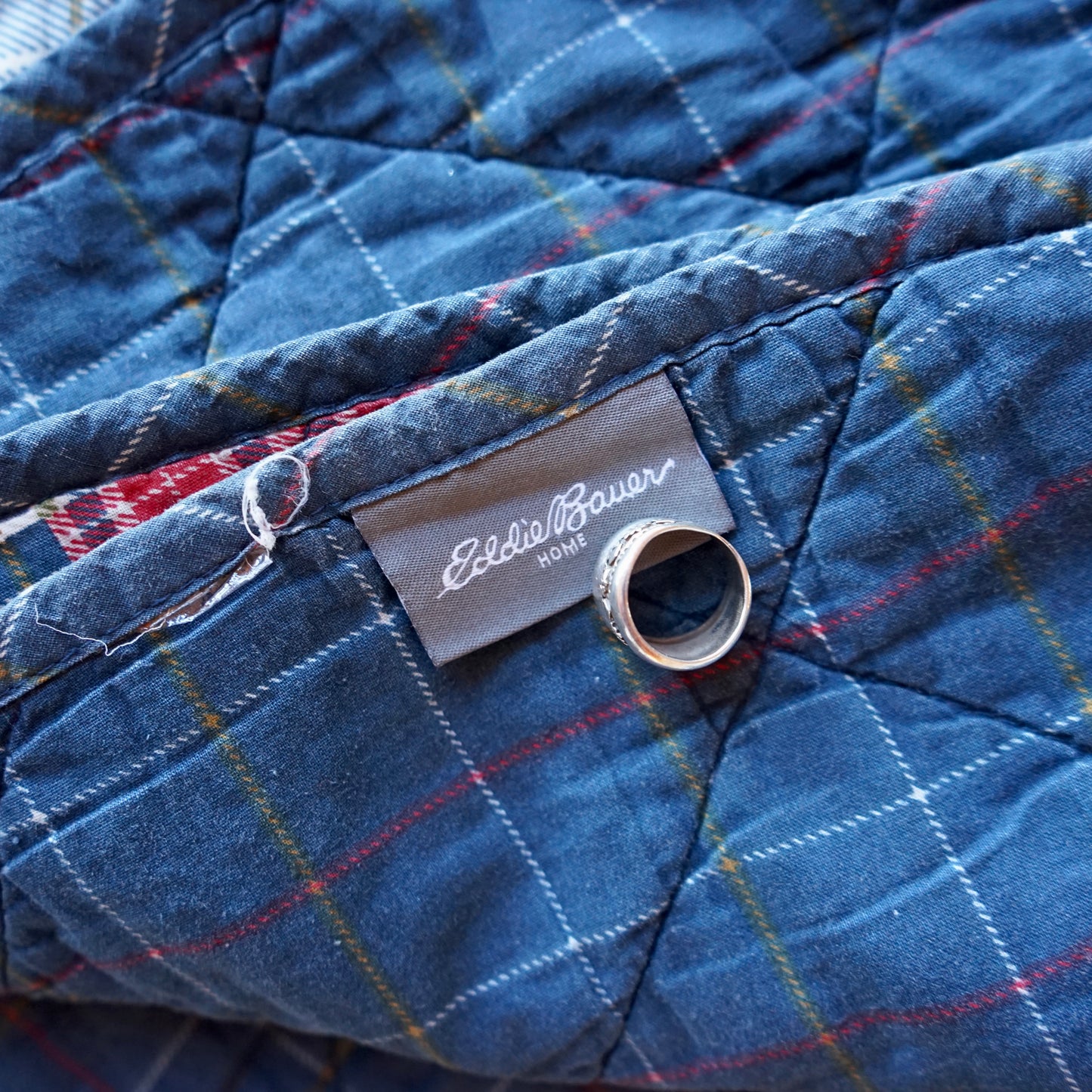 Eddie Bauer Home Twin Plaid Quilt